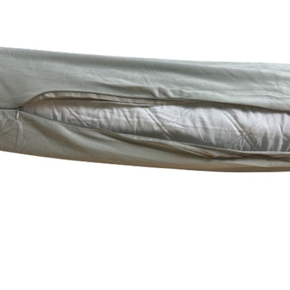 Ultrazachte Zilver Bodypillow Kussensloop | Velvet Zwangerschapskussenhoes