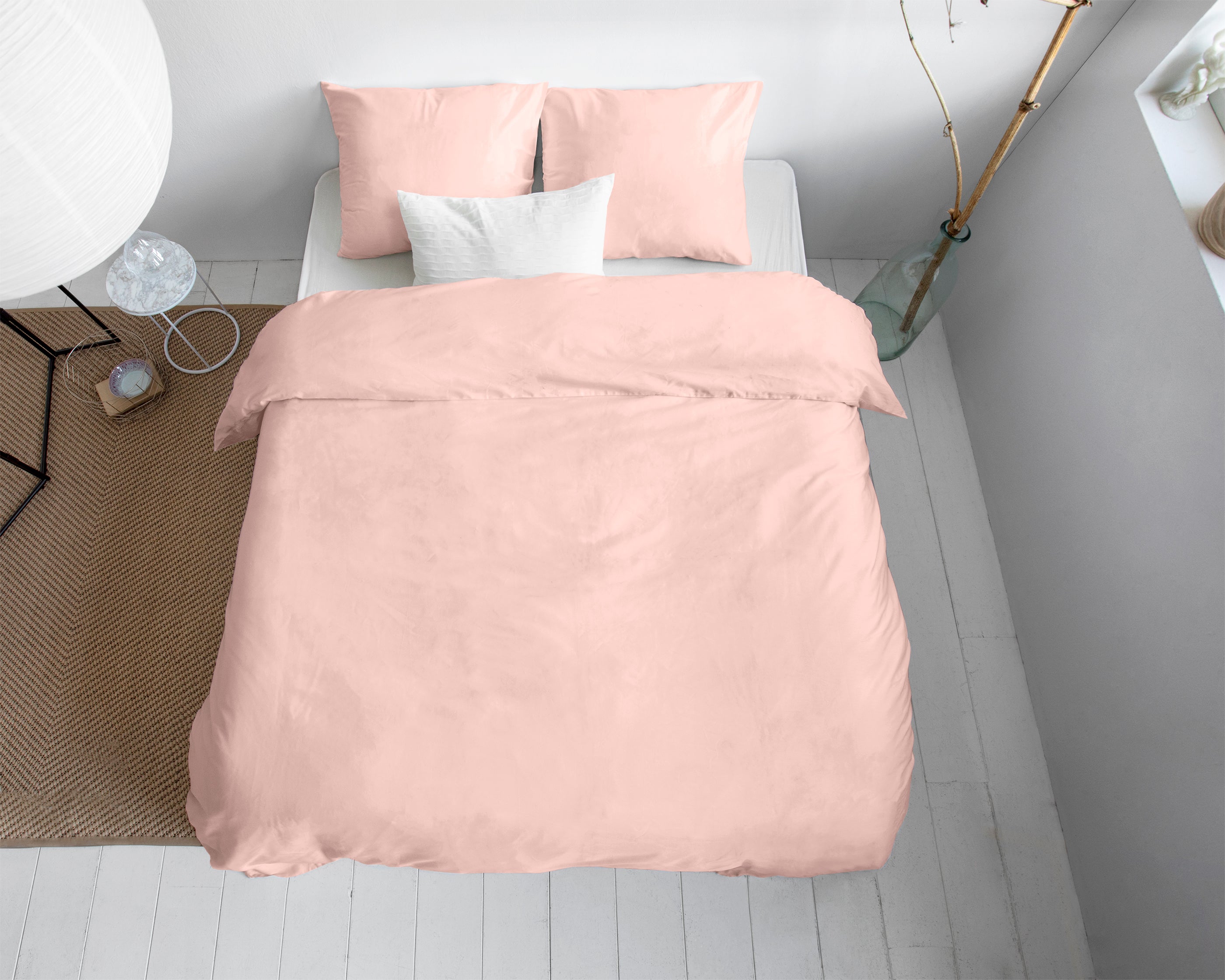 Uni Satin Duvet Cover Pink - Luxury Satin - High Quality - Modern