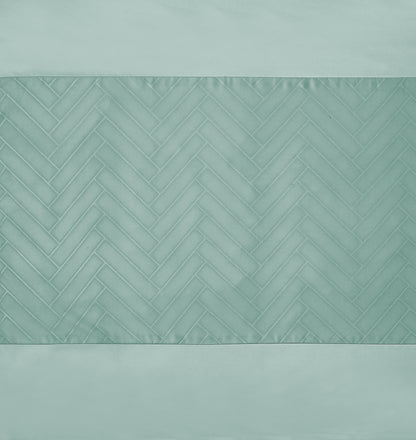 Valencia Dekbedovertrek Mint Groen - Uni design - Diepdruk design - Makkelijk wasbaar
