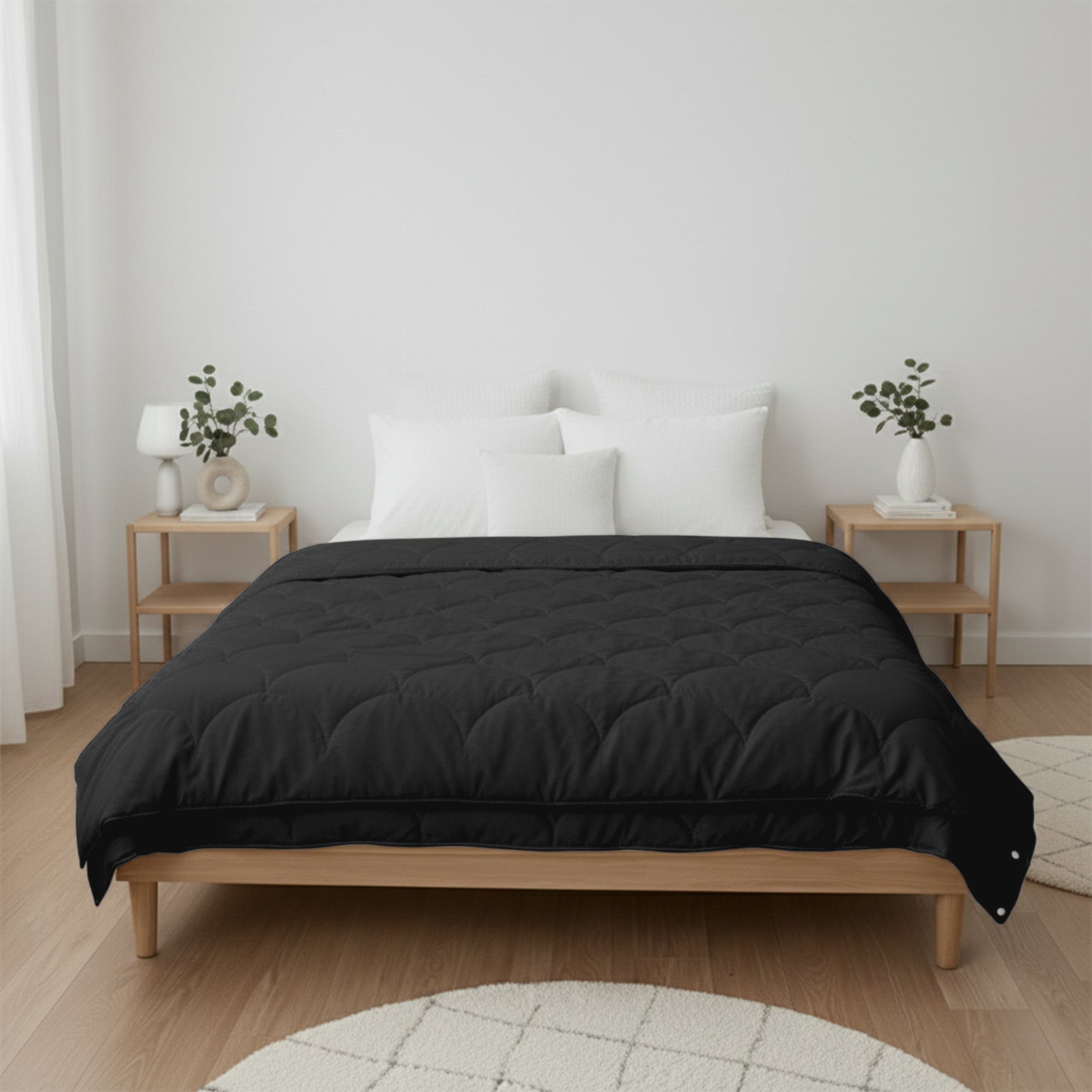 Valking 4 Seizoenen Dekbed Zonder Hoes - Zwart - Voor het hele jaar