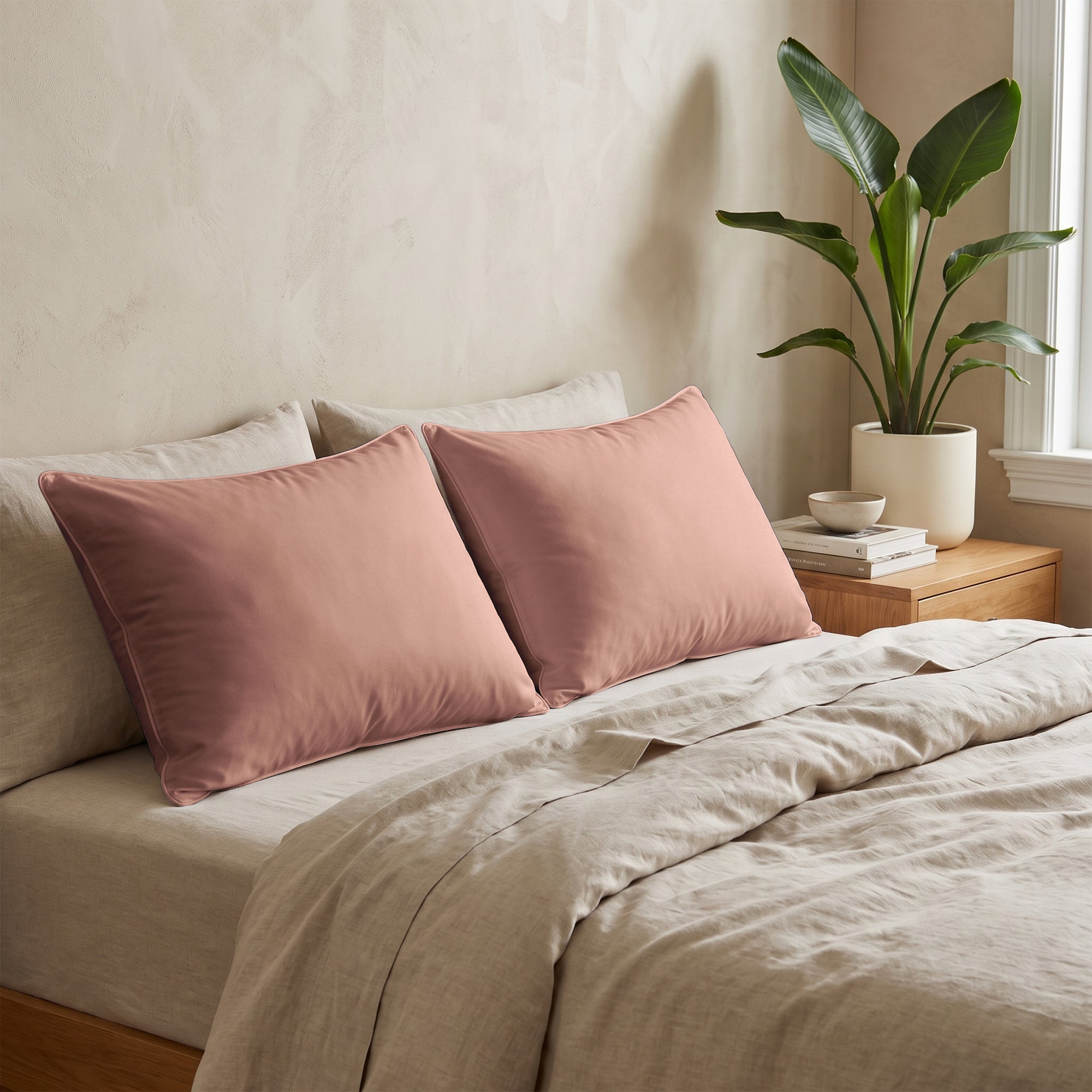 Valking Comfort Wasbaar & Aanpasbaar Hoofdkussen - Lichtroze