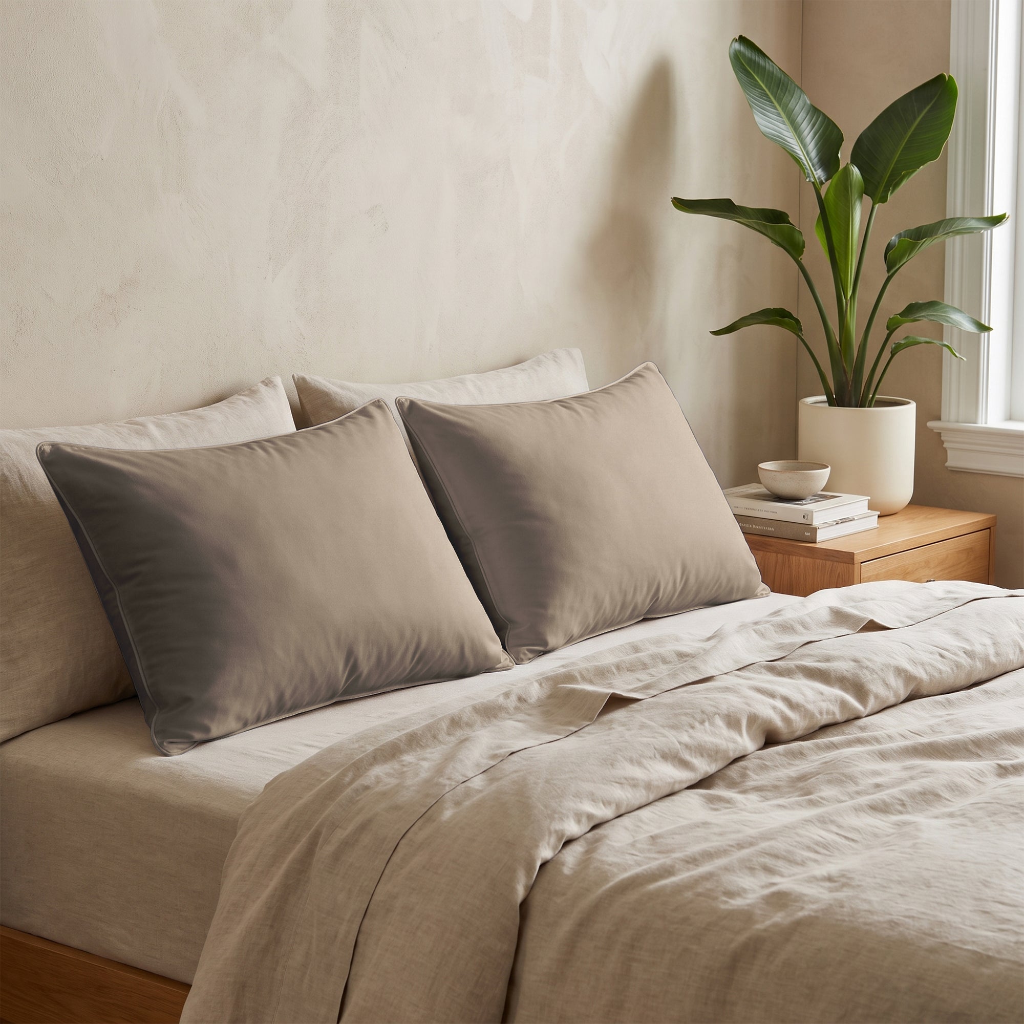 Valking Comfort Wasbaar & Aanpasbaar Hoofdkussen - Taupe