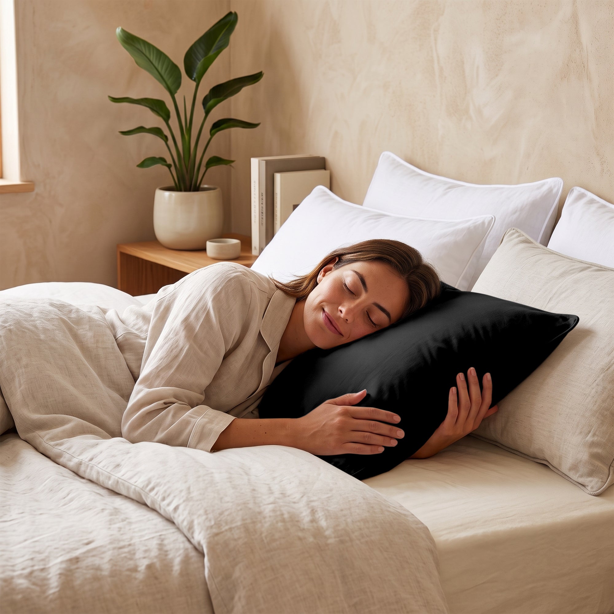 Valking Comfort Wasbaar & Aanpasbaar Hoofdkussen - Zwart