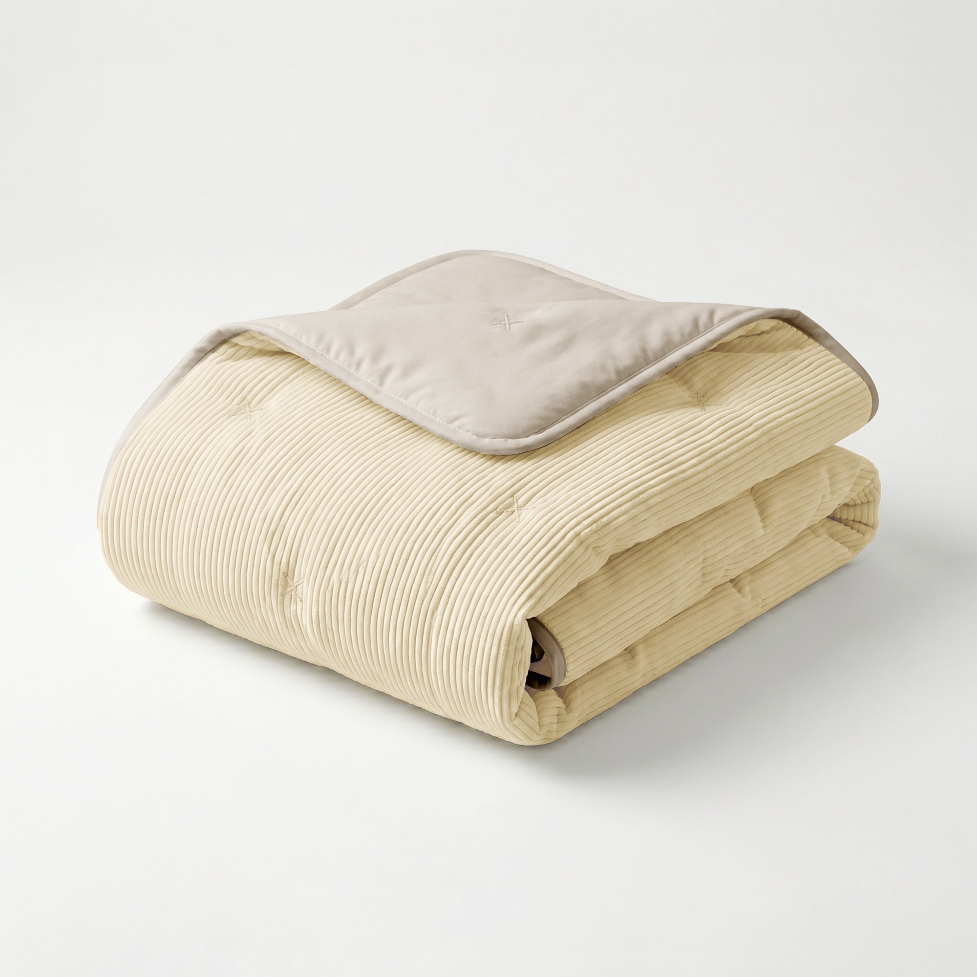 Valking Dekbed - Corduroy - Champagne/Taupe - Voor het hele jaar