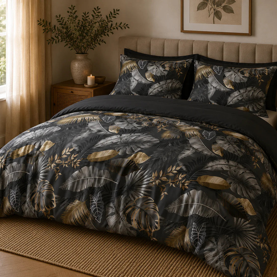 All-in-One Lazy Duvet Jungle Style - Duvet with pillowcases