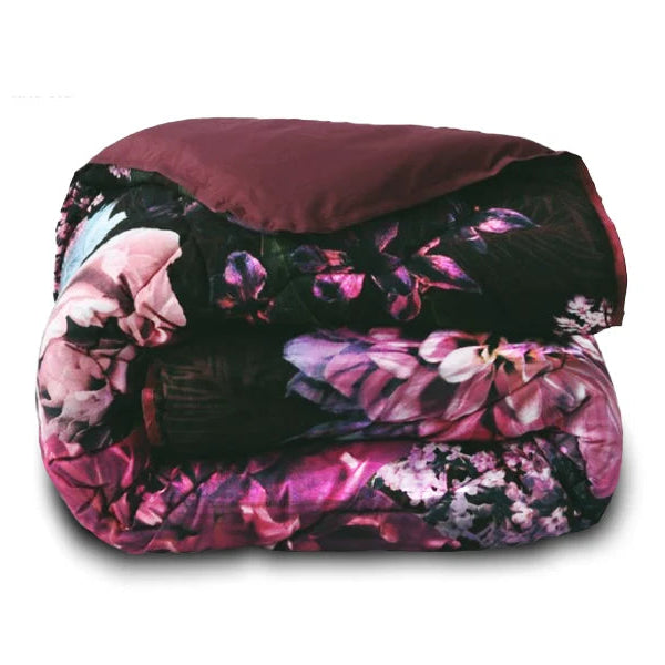 All-in-One Lazy Duvet Purple Flowers - Shipping from September 29th