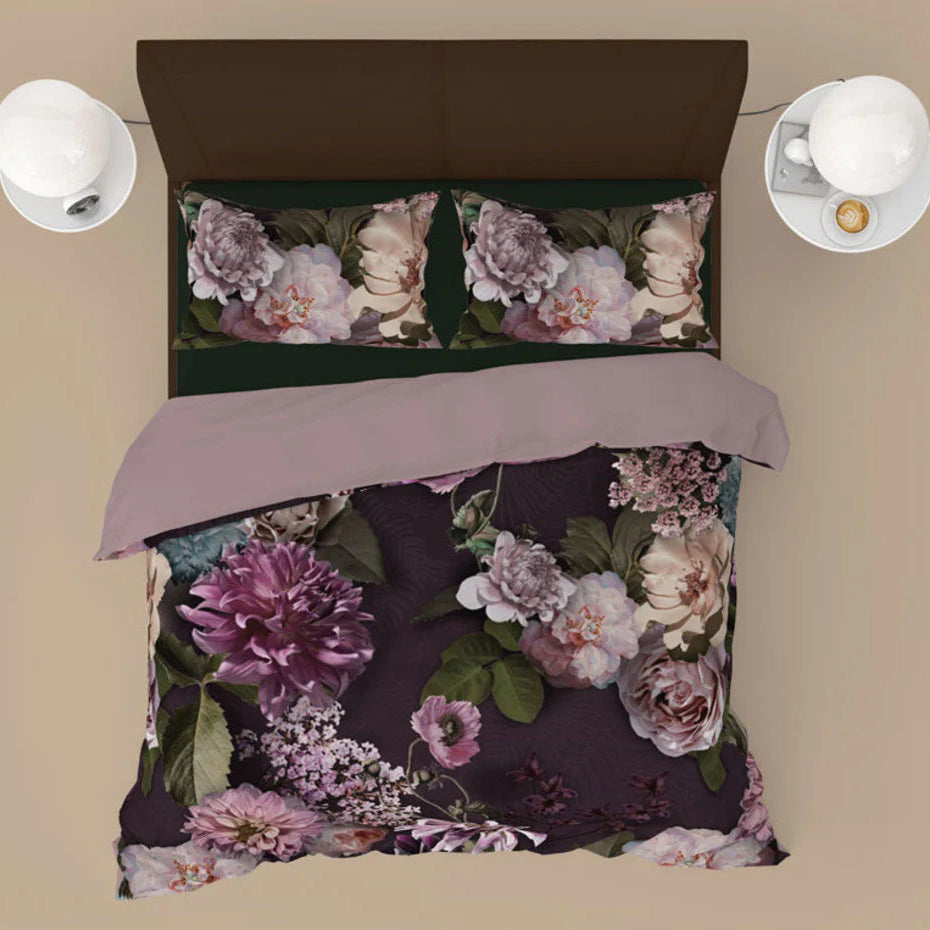 All-in-One Lazy Duvet Purple Flowers - Shipping from September 29th