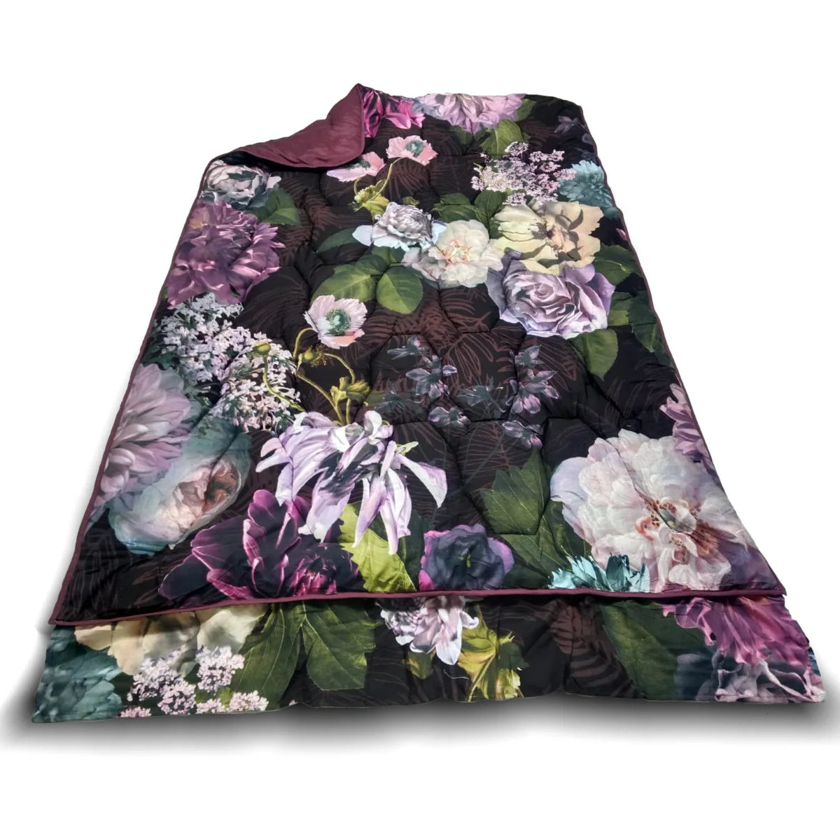 All-in-One Lazy Duvet Purple Flowers - Shipping from September 29th