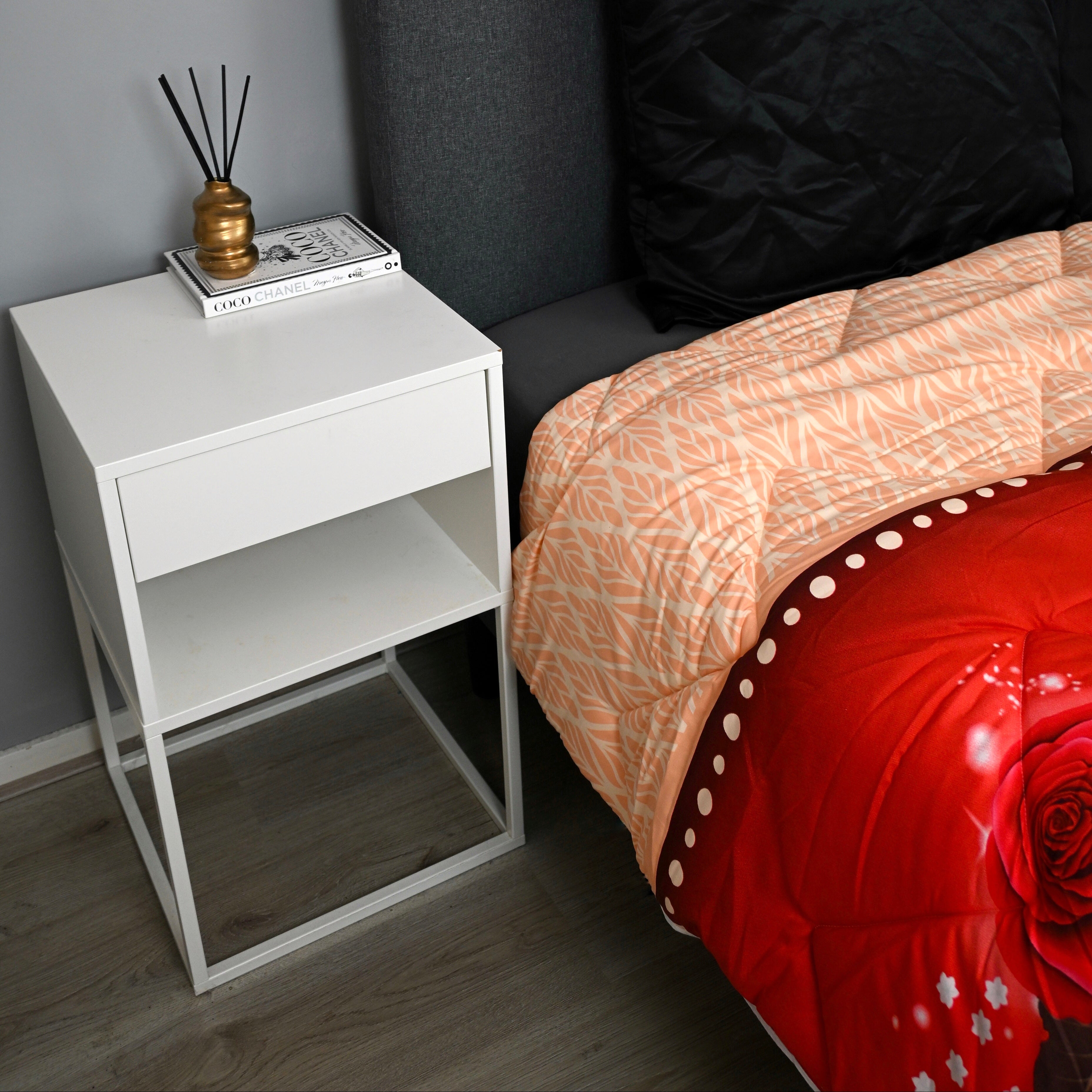 Valking Dekbed Zonder Overtrek - Rode Rozen - Voor het hele jaar