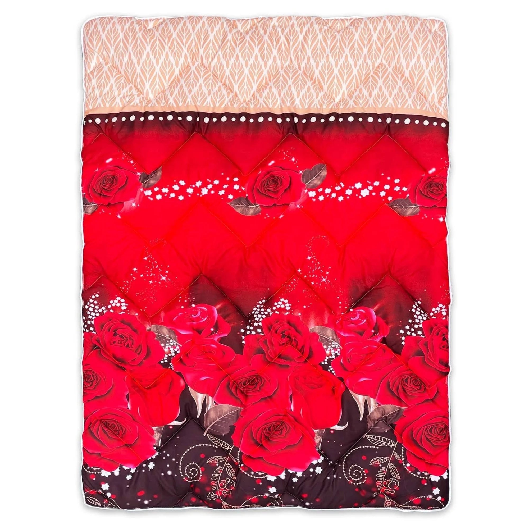 Valking Dekbed Zonder Overtrek - Rode Rozen - Voor het hele jaar