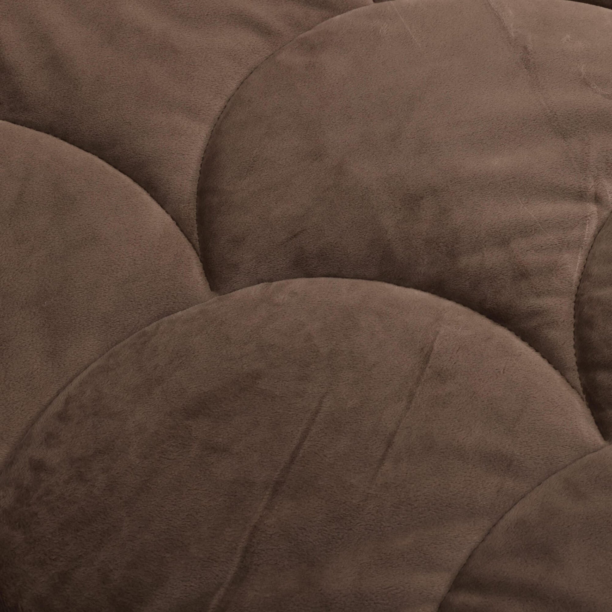 Valking Teddy/Velvet Dekbed - Bruin - Voor het hele jaar + Instopflap