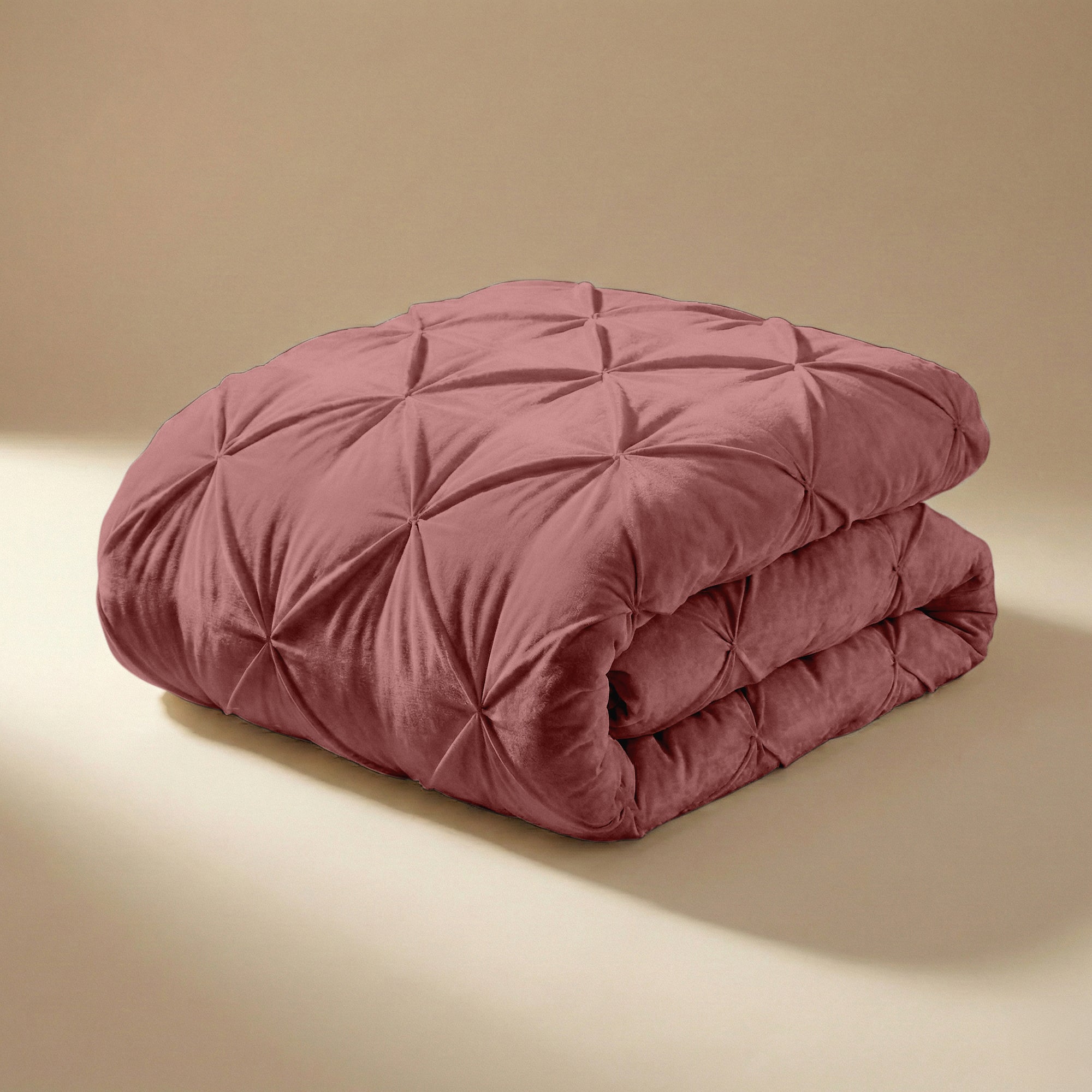Valking Velvet Pintuck Dekbed - Old Pink - Voor het hele jaar