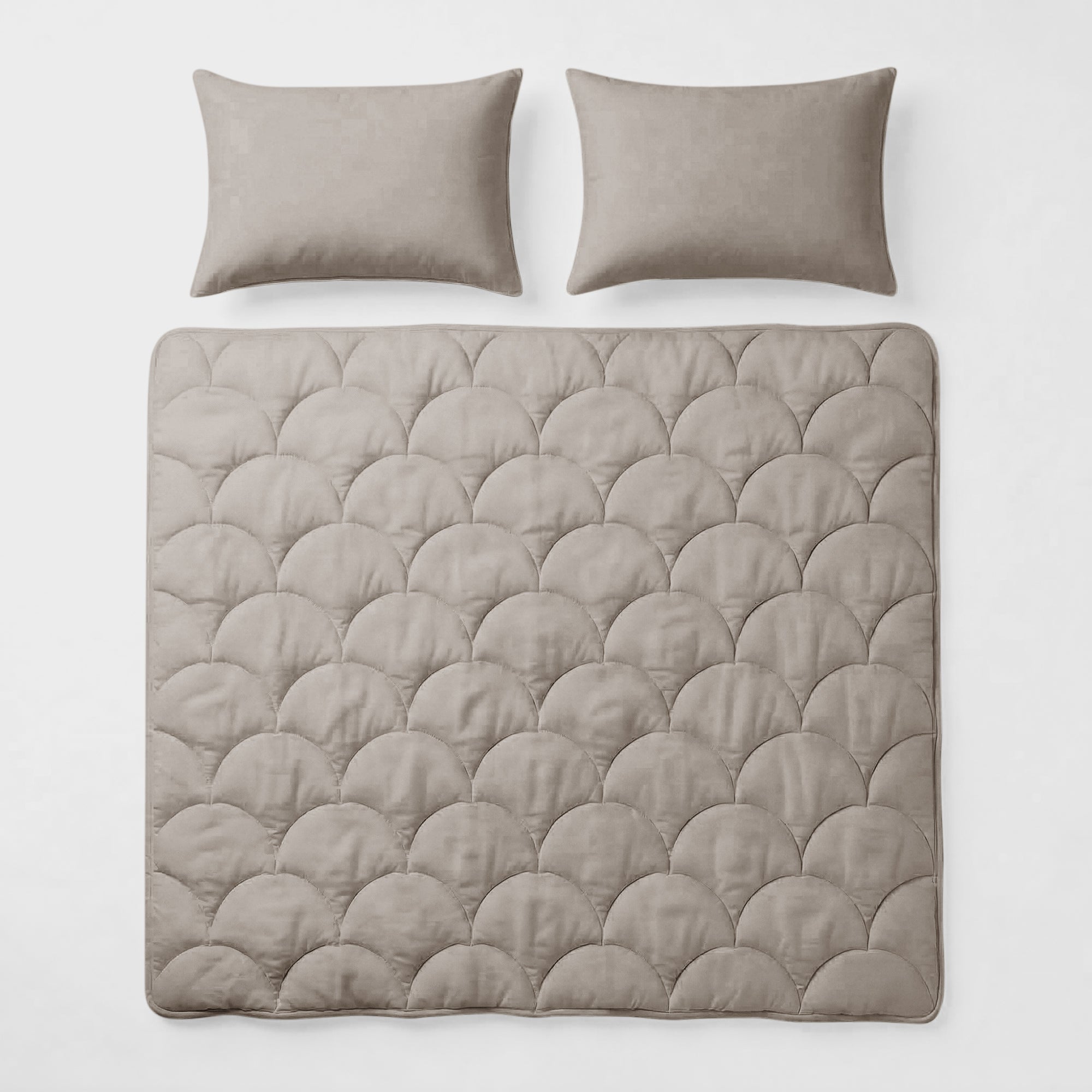 Valking® Dekbed - Katoen Percale - Taupe - Voor het hele jaar + Slopen
