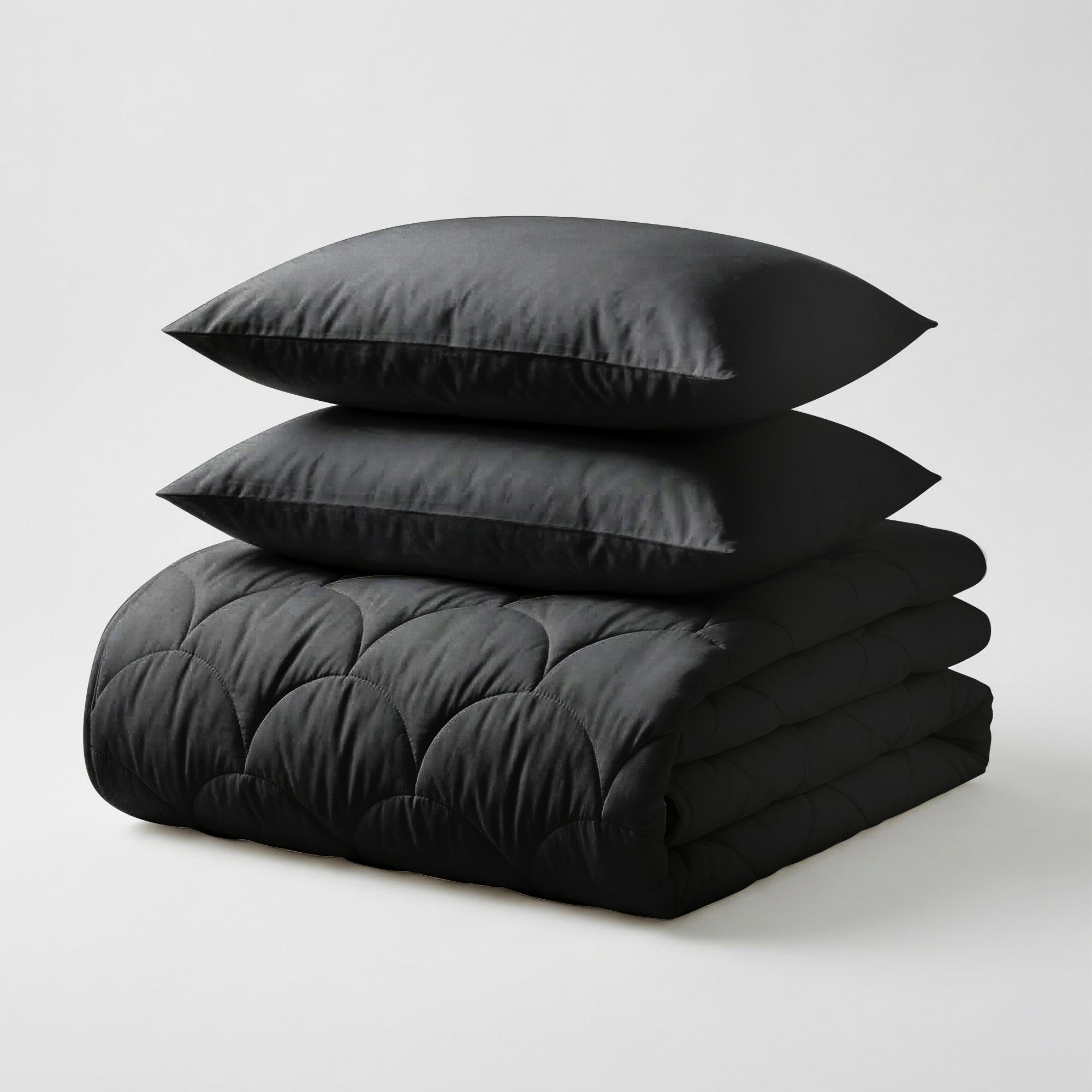 Valking® Dekbed - Katoen Percale - Zwart - Voor het hele jaar + Slopen