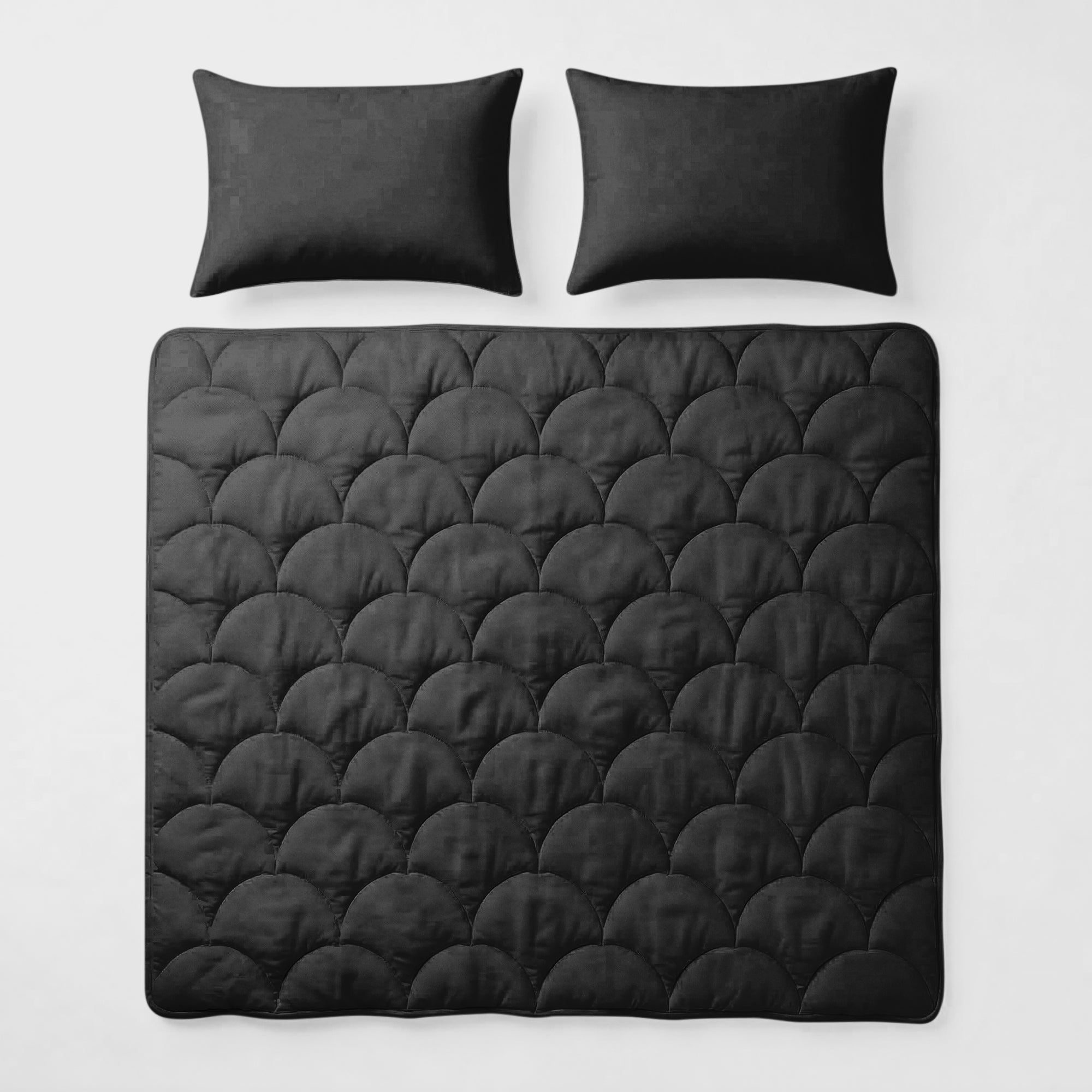 Valking® Dekbed - Katoen Percale - Zwart - Voor het hele jaar + Slopen