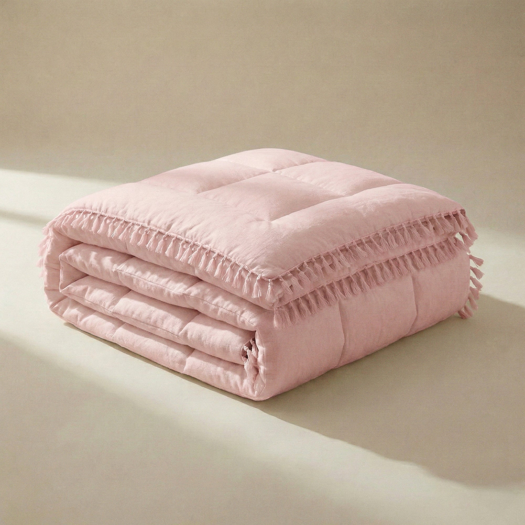 Valking® Dekbed Lace Trim - Ibiza Roze - Voor het hele jaar