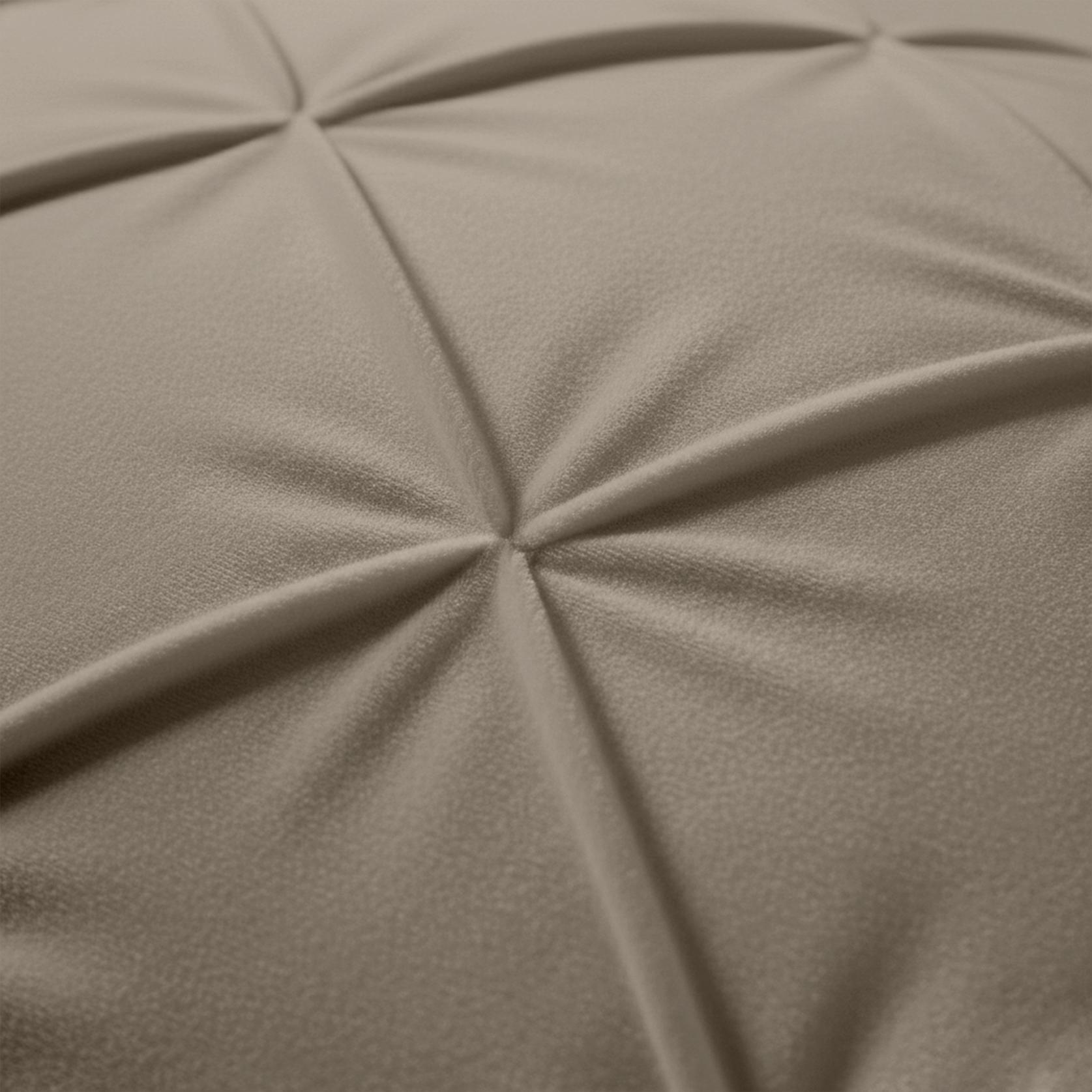 Valking® Kussenslopen - Velvet Diamant Pintuck - Licht Taupe - 2 Stuks