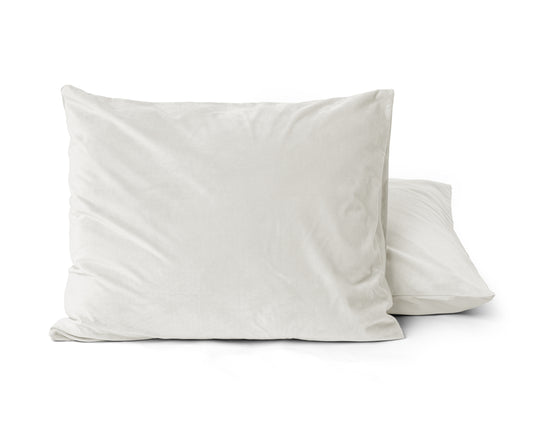 Velvet 2 in 1 kussenslopen Creme 60 x 70 - Fluweel zacht - Velvet stof - 2 stuks in 1 verpakking