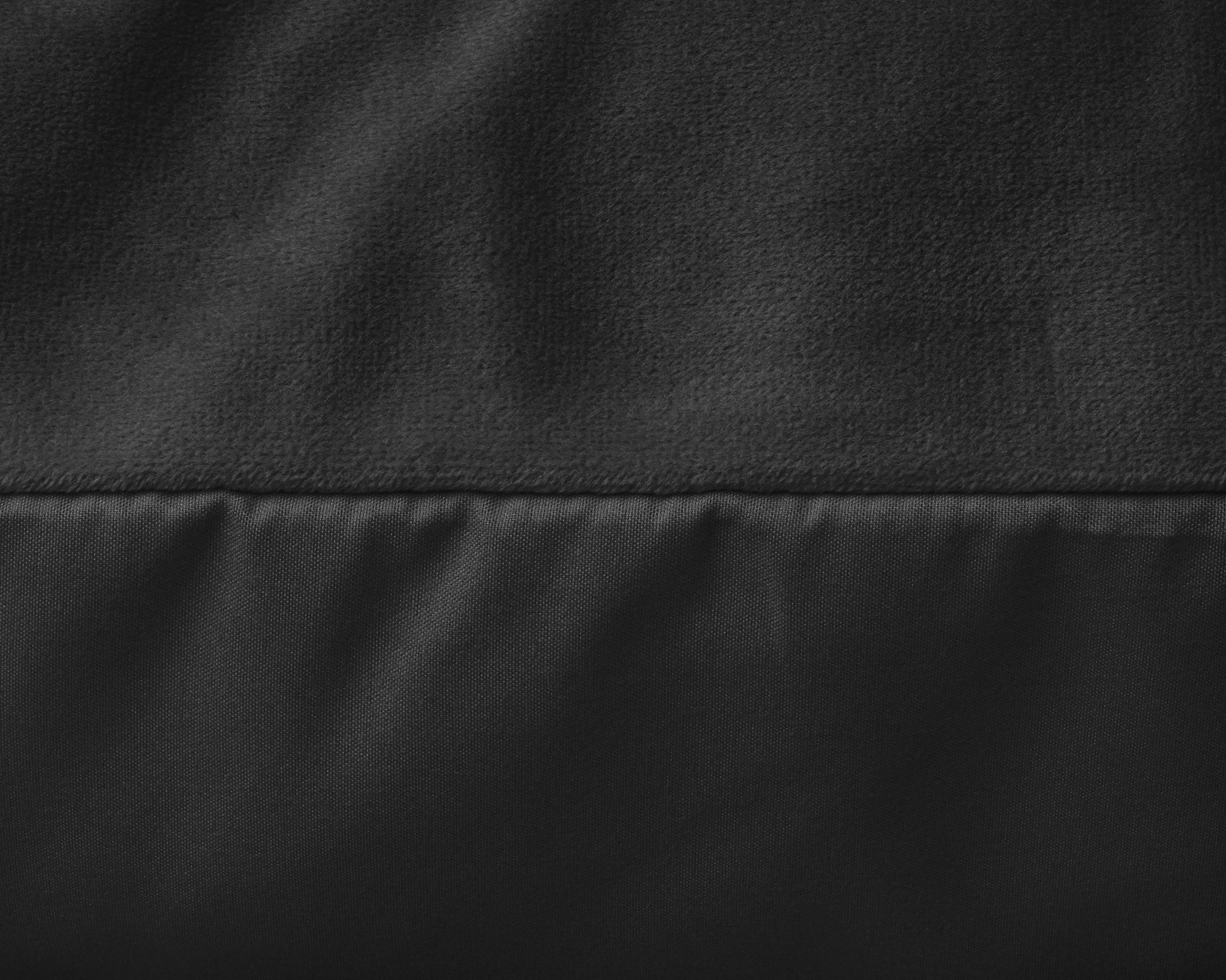 Velvet 2-in-1 pillowcases Black 60 x 70 cm - Velvet soft - Velvet fabric - 2 pieces in 1 package
