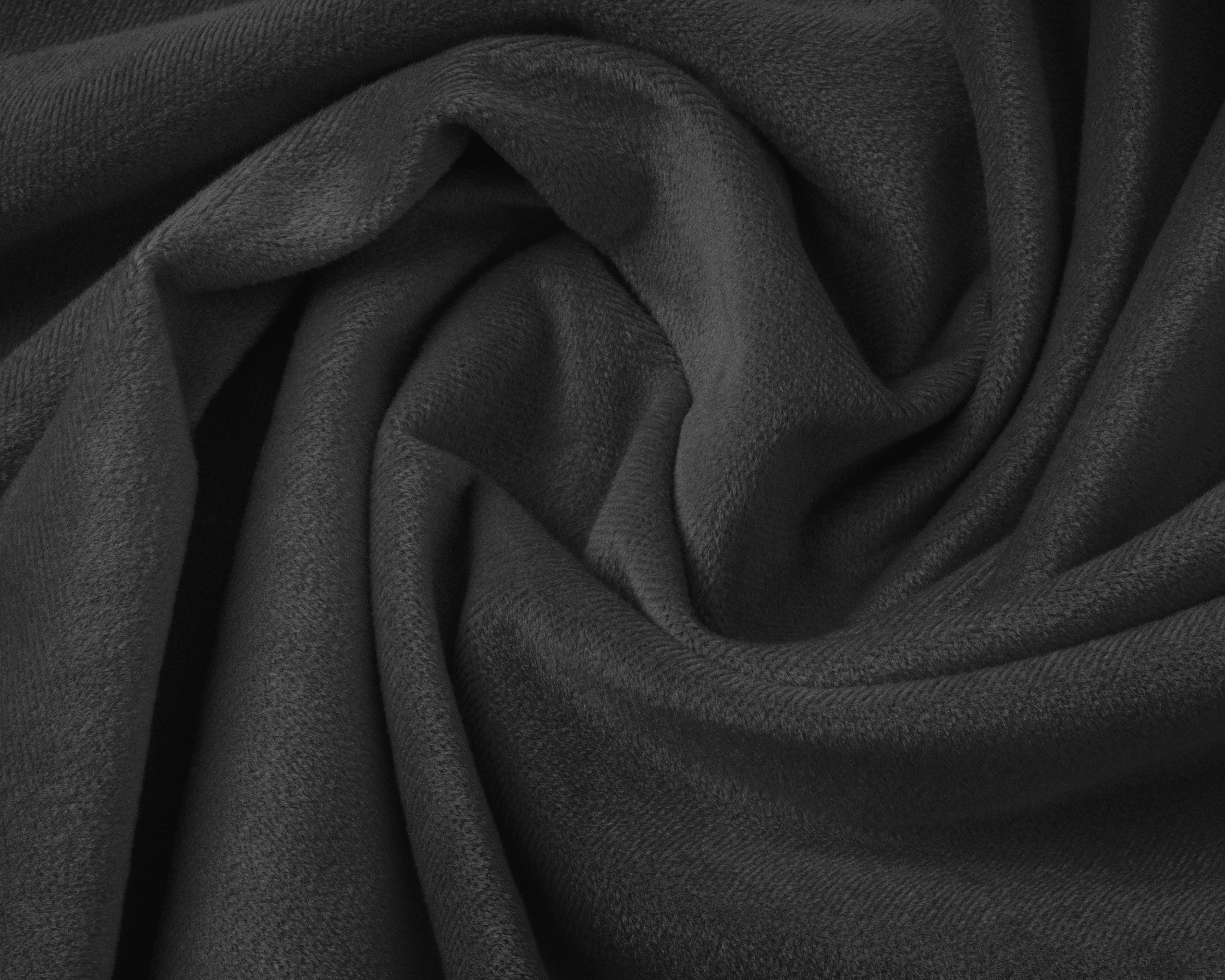 Velvet 2-in-1 pillowcases Black 60 x 70 cm - Velvet soft - Velvet fabric - 2 pieces in 1 package
