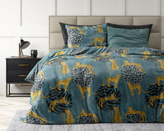 Velvet Axel Dekbedovertrek Groen - Uniek Design - Zacht Fluweel - Luxe gevoel
