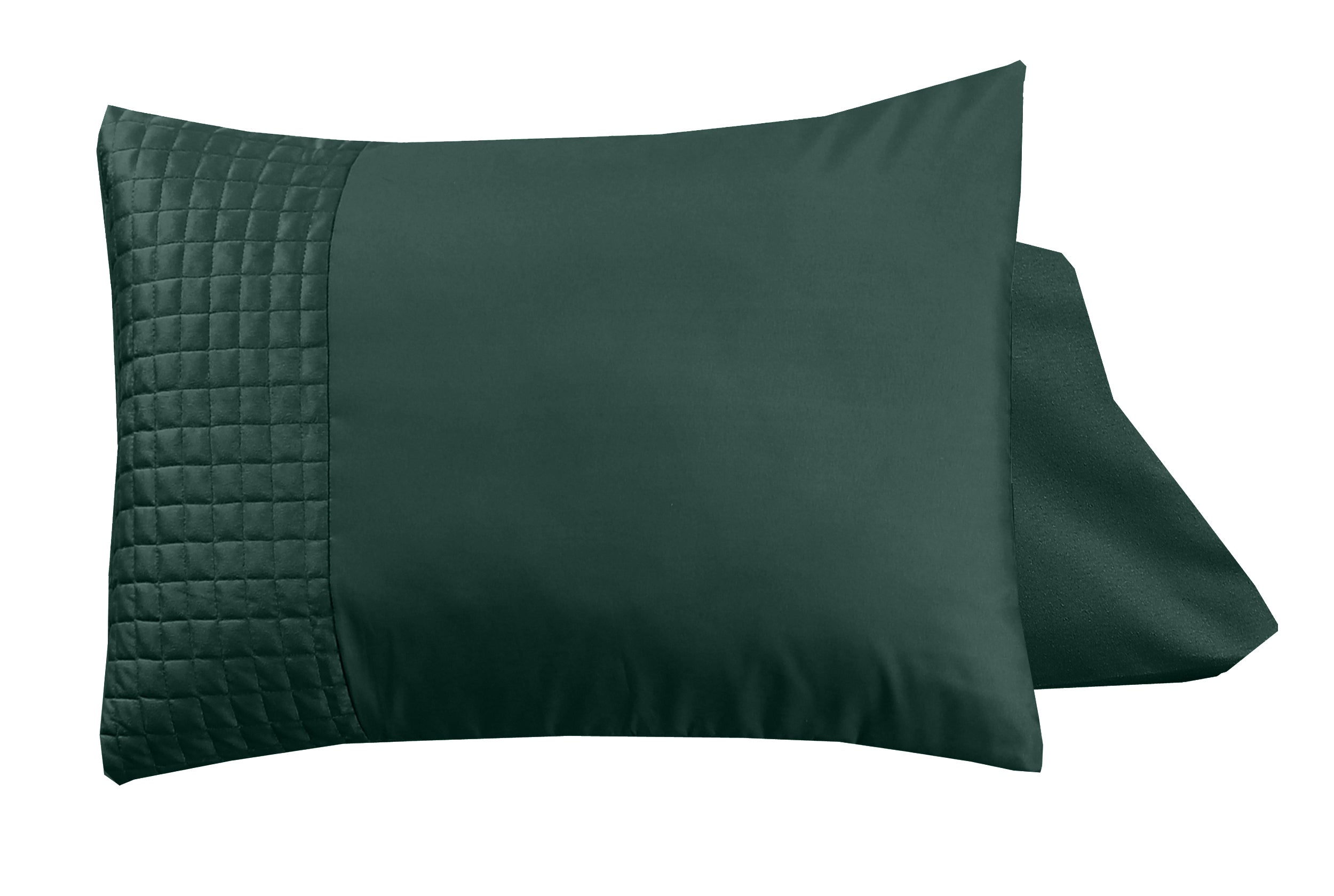 Velvet Band Groen 2pack slopen Green 60 x 70 - Hotel chique - Fluweel zacht - Luxe verpakt
