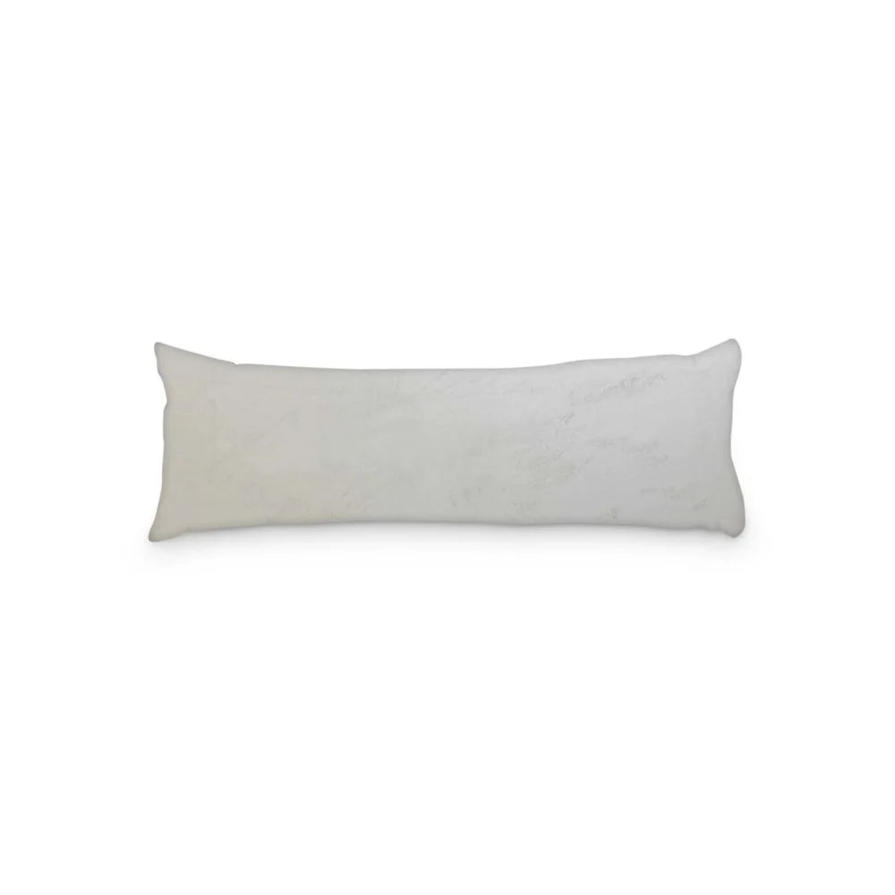 Velvet Bodypillow Kussensloop Wit 45x145 cm – Luxe Zwangerschapskussen in Trendy Kleuren