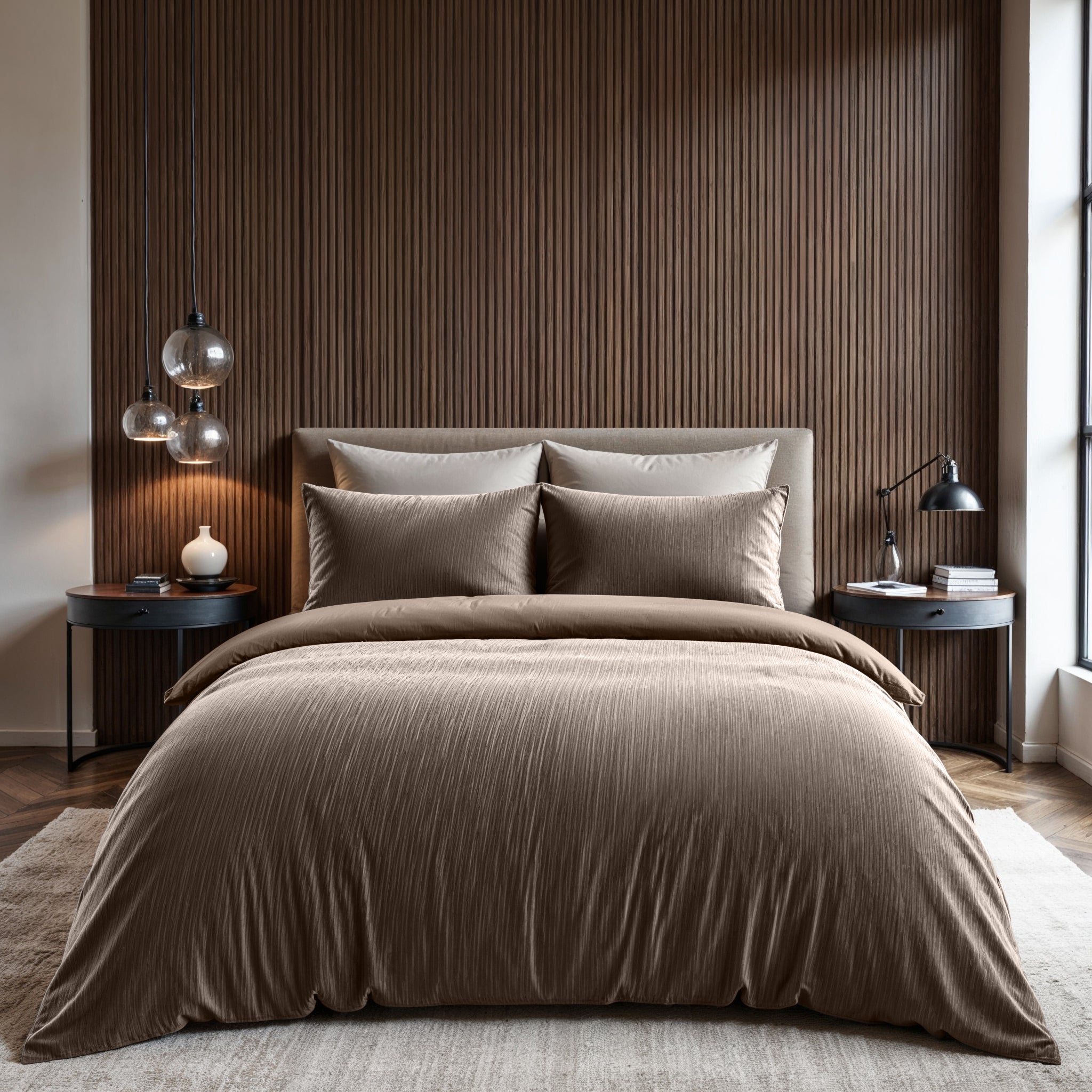 Velvet Cartier Taupe Duvet Cover