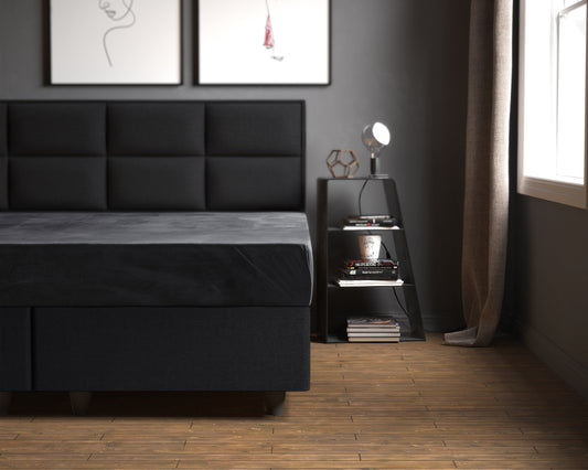 Velvet Hoeslaken Antraciet - Warm voor de winter - Zacht en soepel - Vocht absorberend