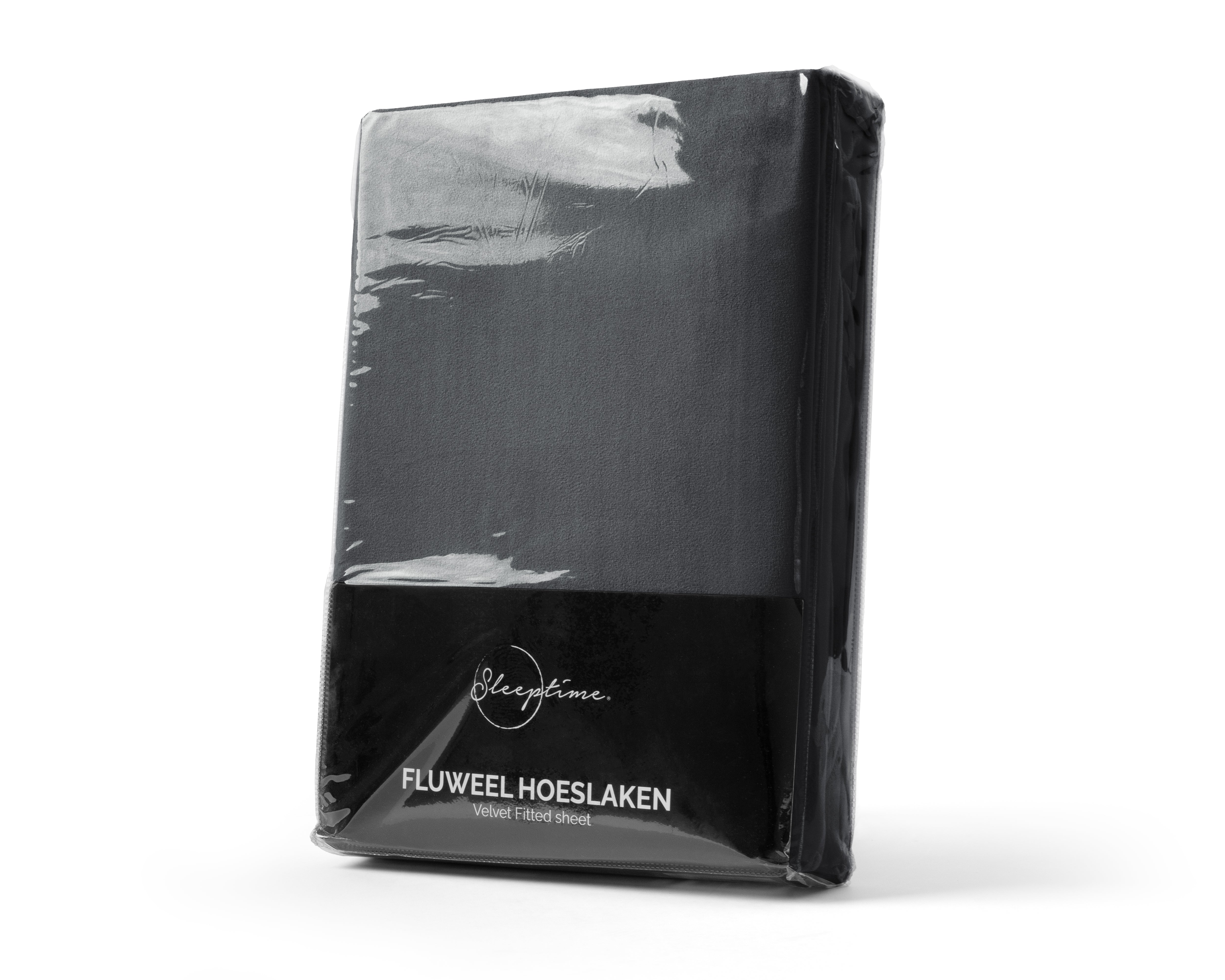 Velvet Hoeslaken Antraciet - Warm voor de winter - Zacht en soepel - Vocht absorberend