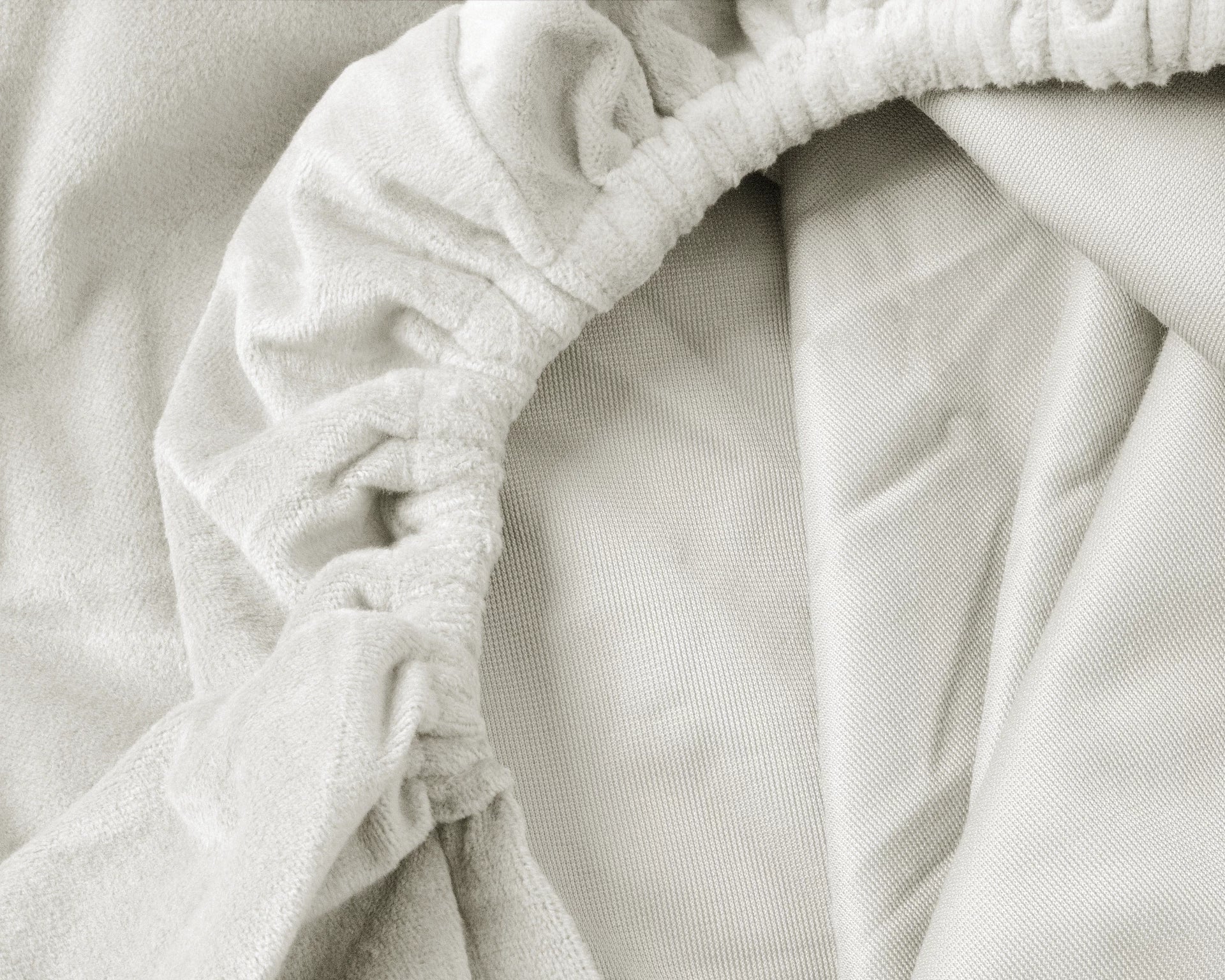 Velvet Hoeslaken Creme - Warm voor de winter - Zacht en soepel - Vocht absorberend
