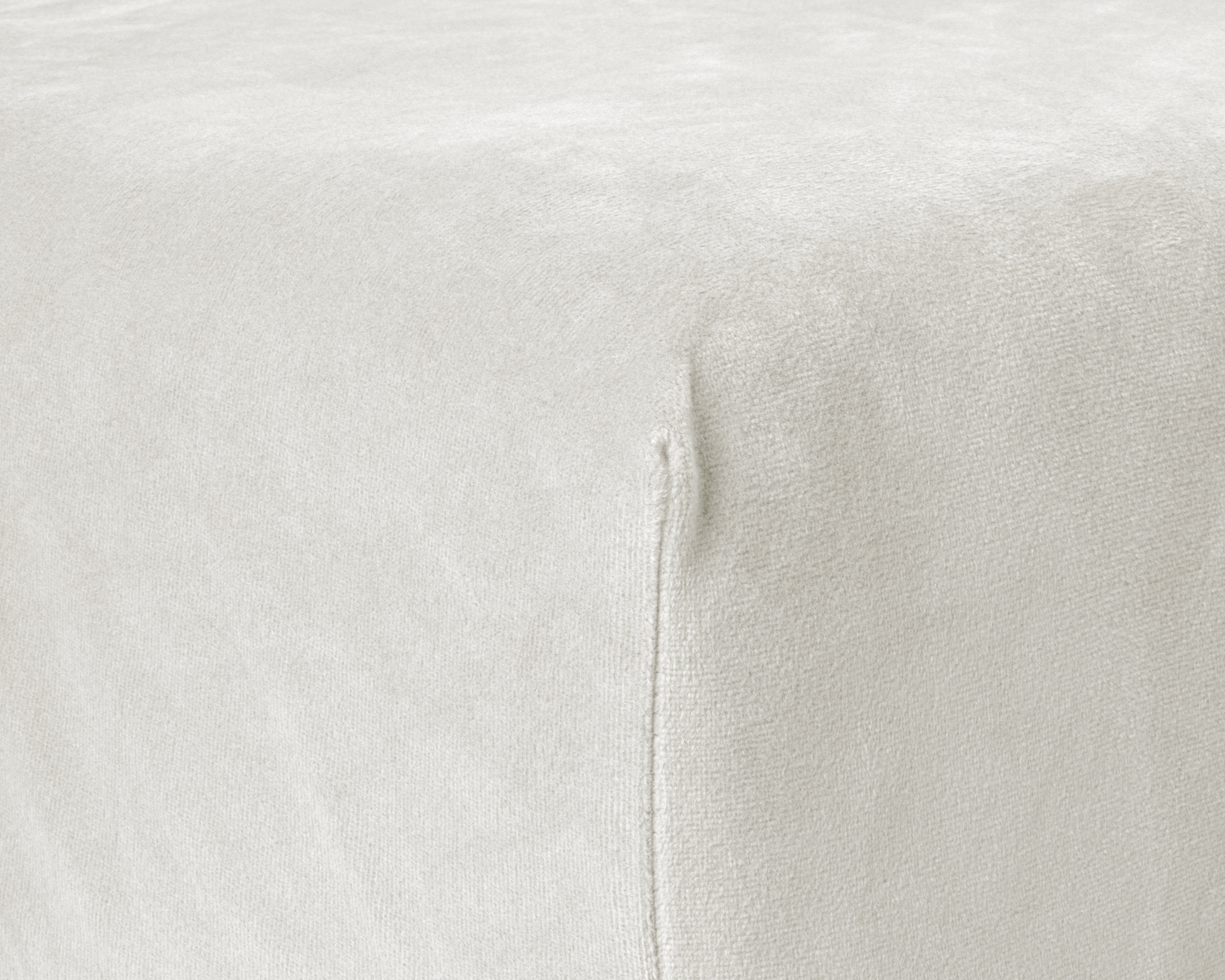 Velvet Hoeslaken Creme - Warm voor de winter - Zacht en soepel - Vocht absorberend