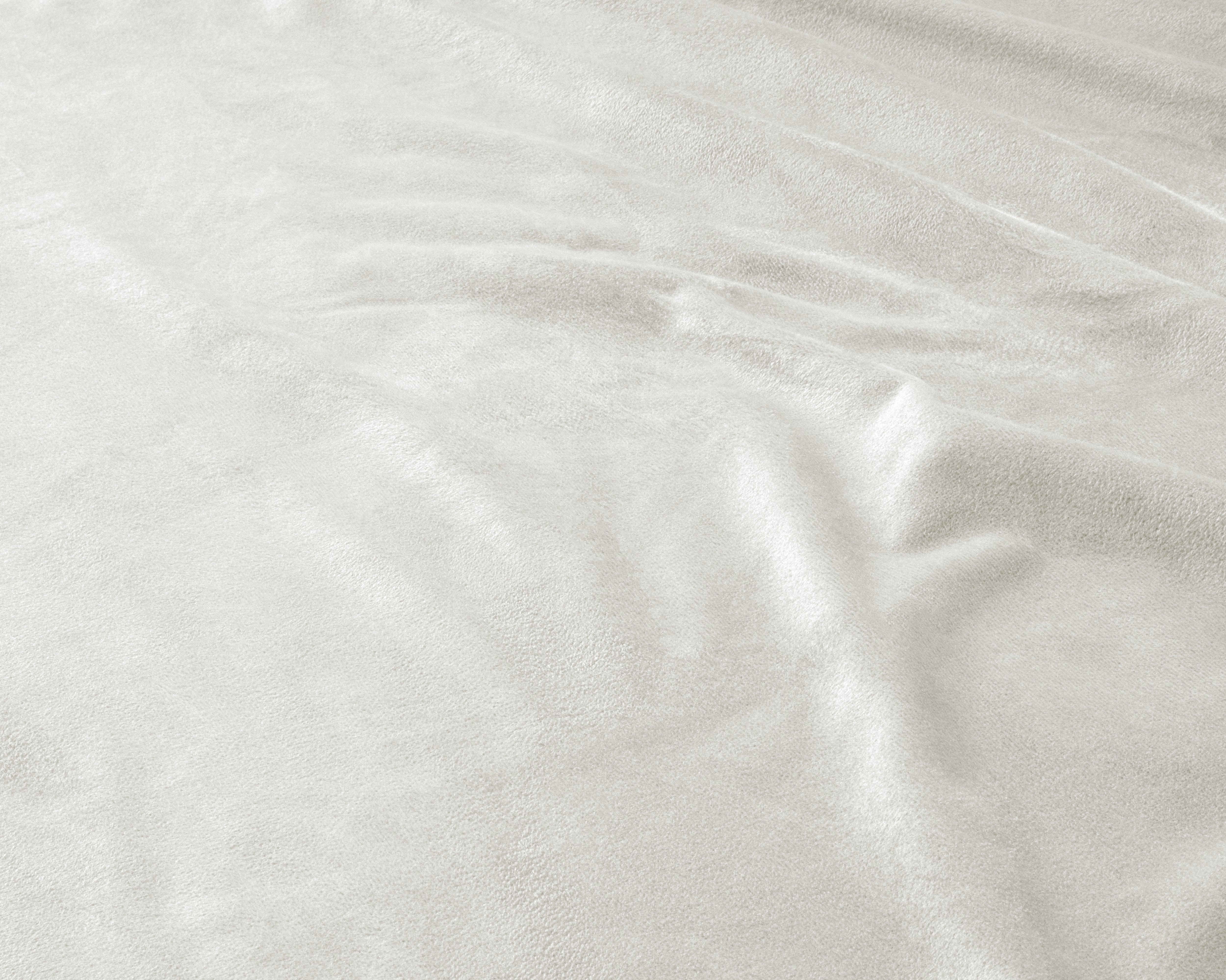 Velvet Hoeslaken Creme - Warm voor de winter - Zacht en soepel - Vocht absorberend