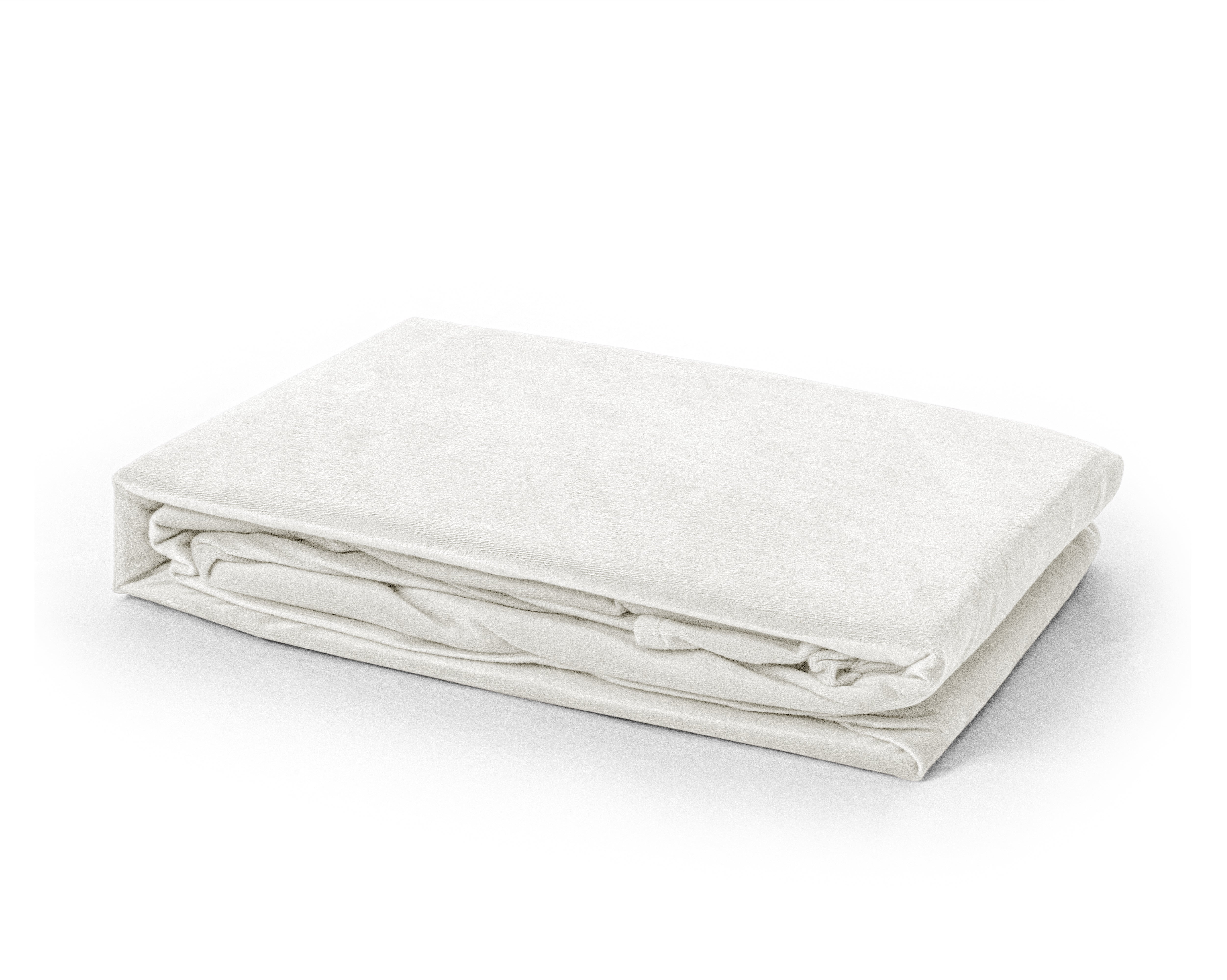 Velvet Hoeslaken Creme - Warm voor de winter - Zacht en soepel - Vocht absorberend