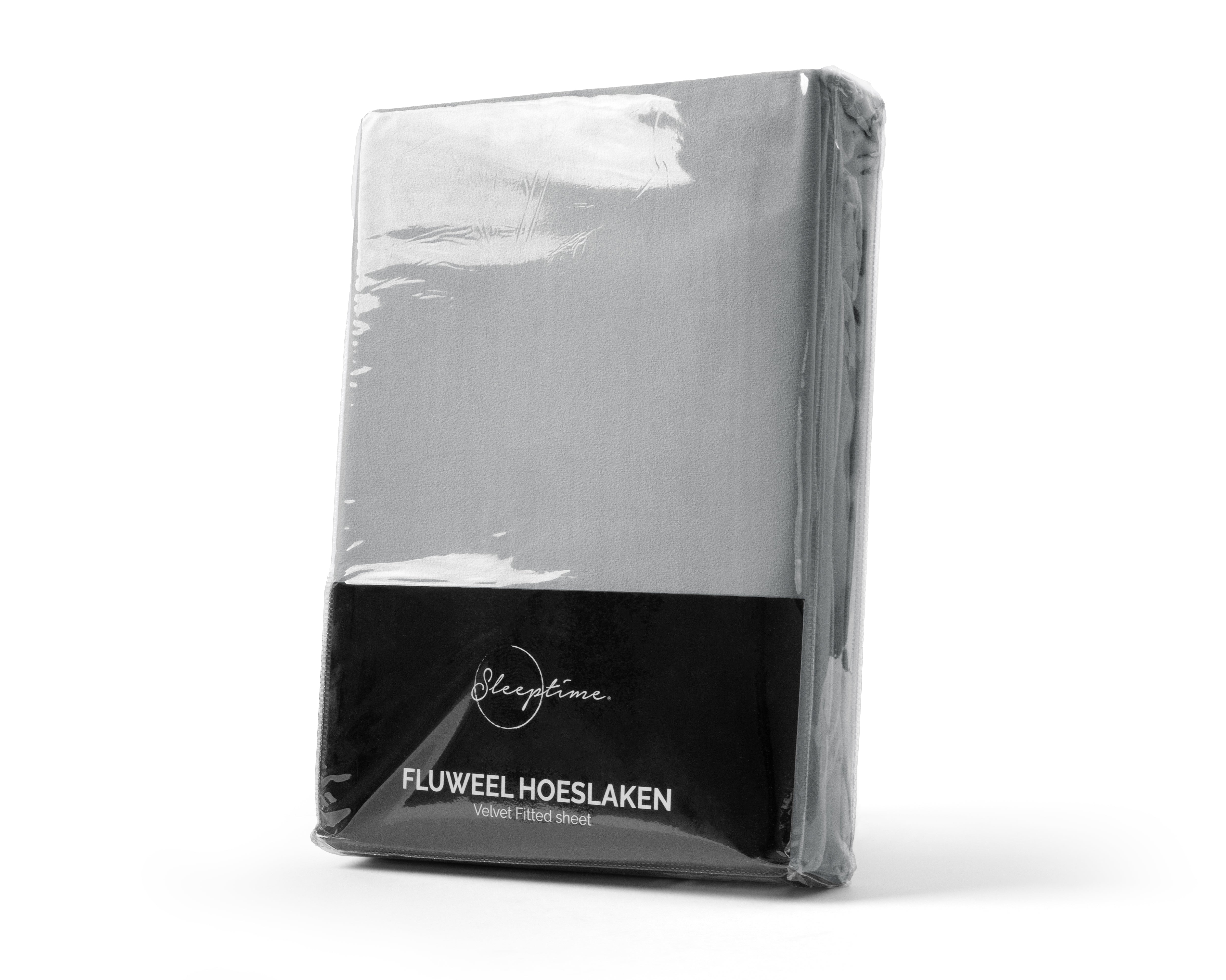 Velvet Hoeslaken Grijs - Warm voor de winter - Zacht en soepel - Vocht absorberend