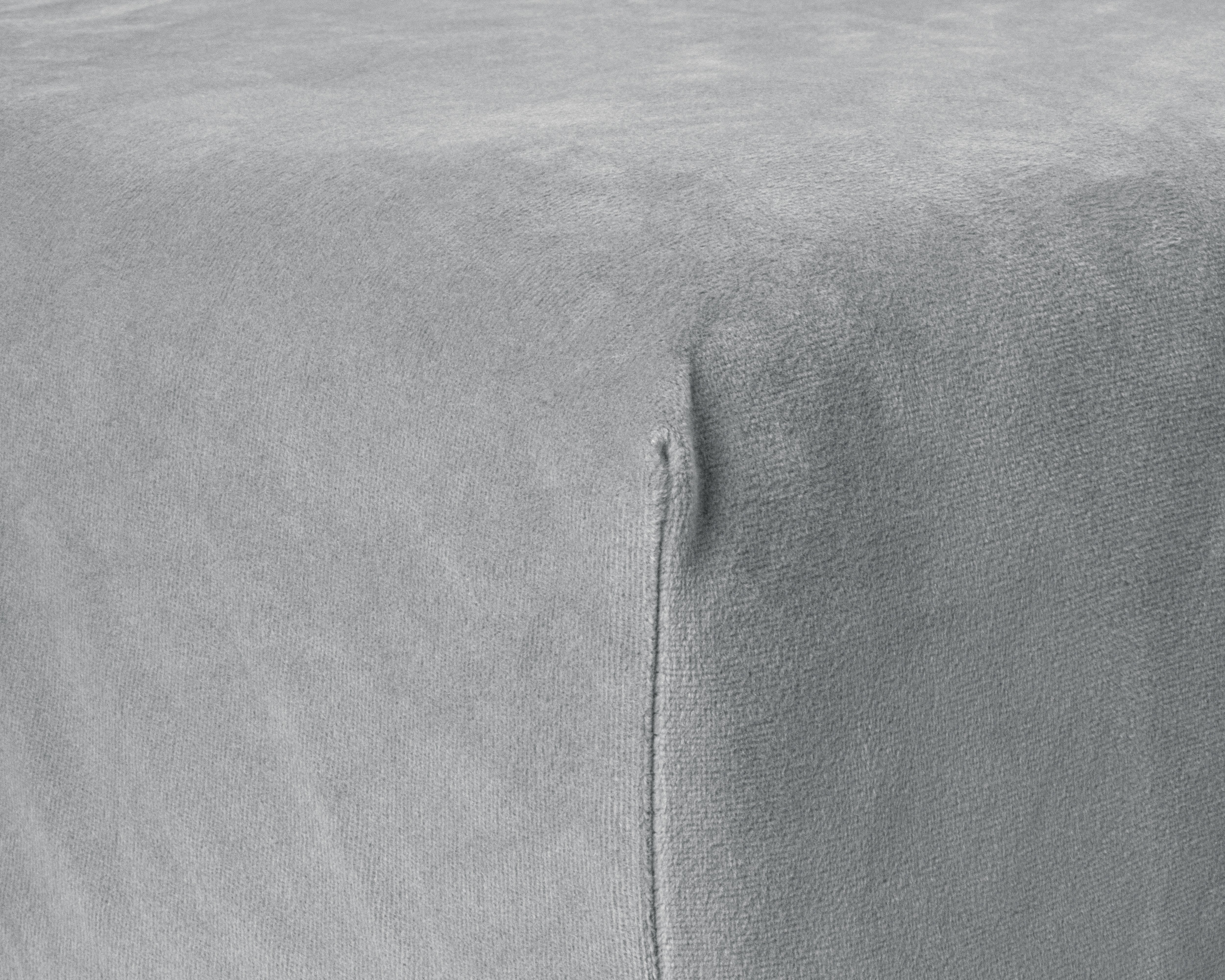 Velvet Hoeslaken Grijs - Warm voor de winter - Zacht en soepel - Vocht absorberend