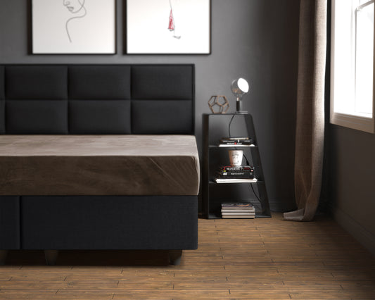Velvet Hoeslaken Taupe - Warm voor de winter - Zacht en soepel - Vocht absorberend