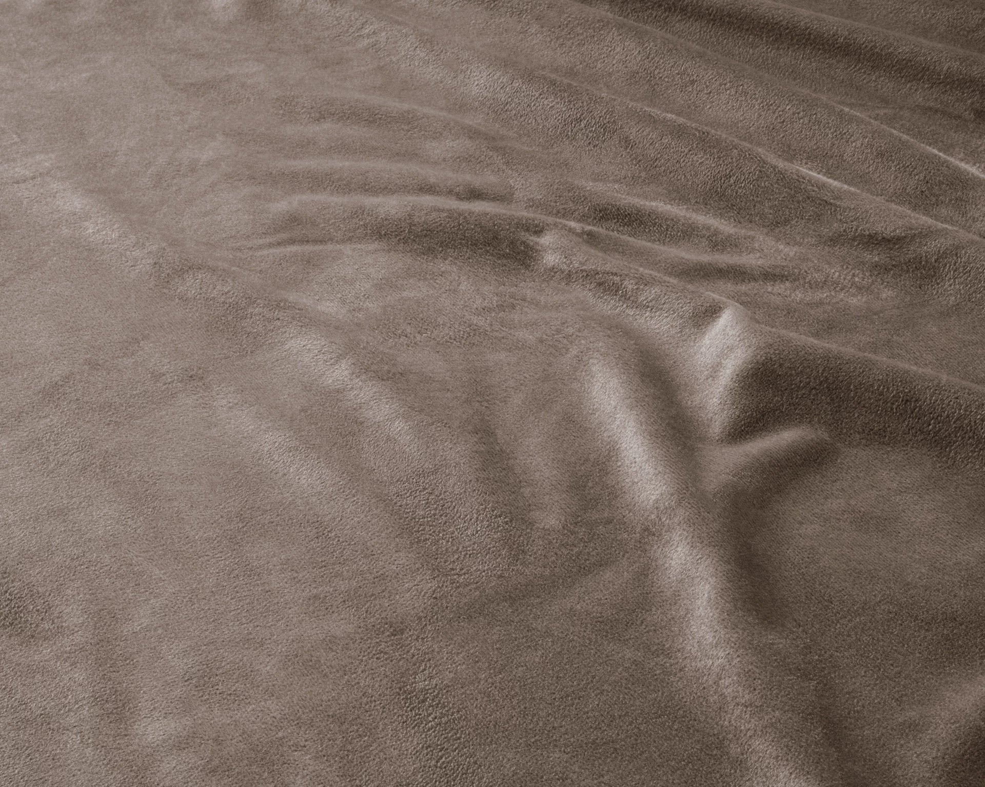 Velvet Hoeslaken Taupe - Warm voor de winter - Zacht en soepel - Vocht absorberend