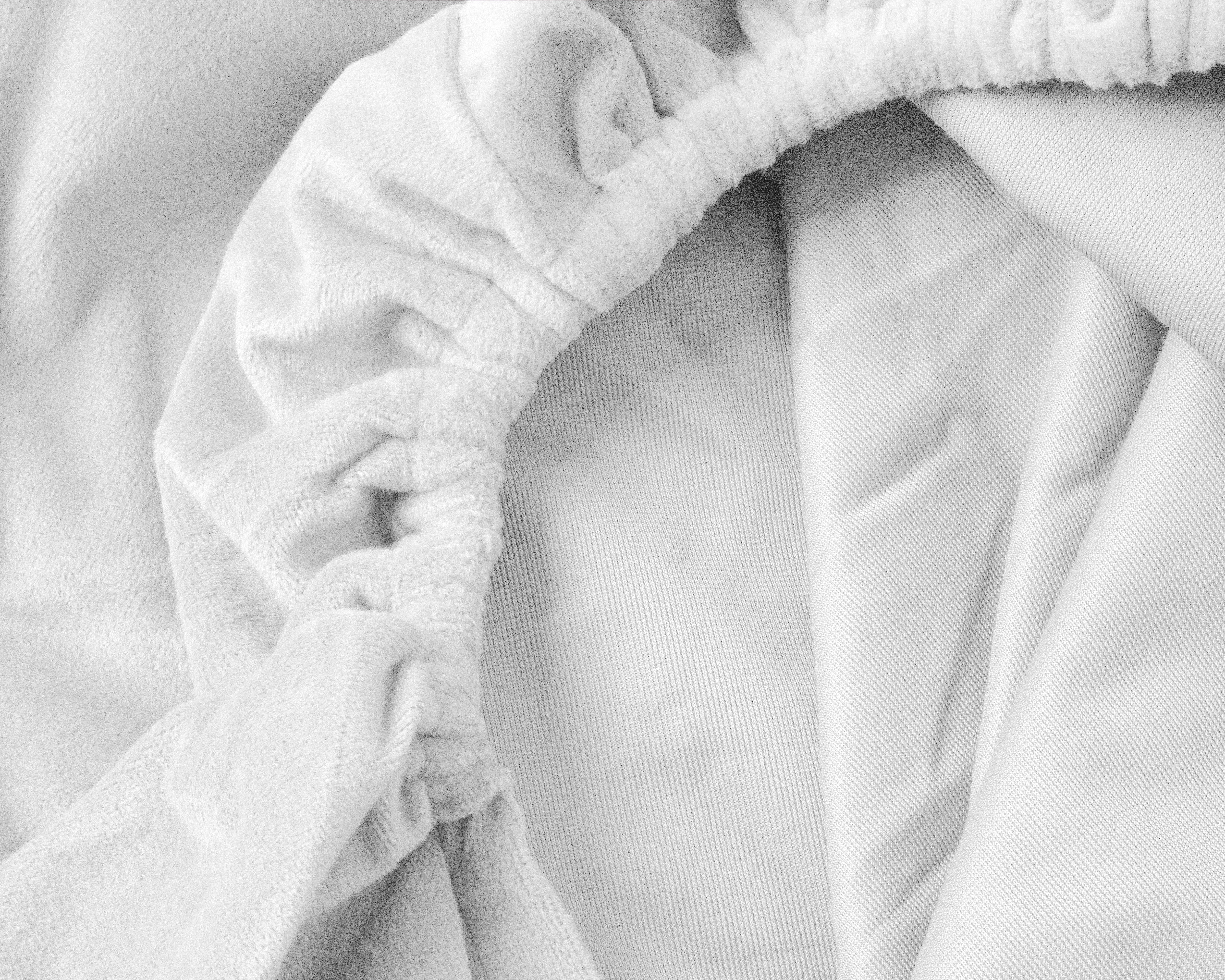 Velvet Hoeslaken Wit - Warm voor de winter - Zacht en soepel - Vocht absorberend