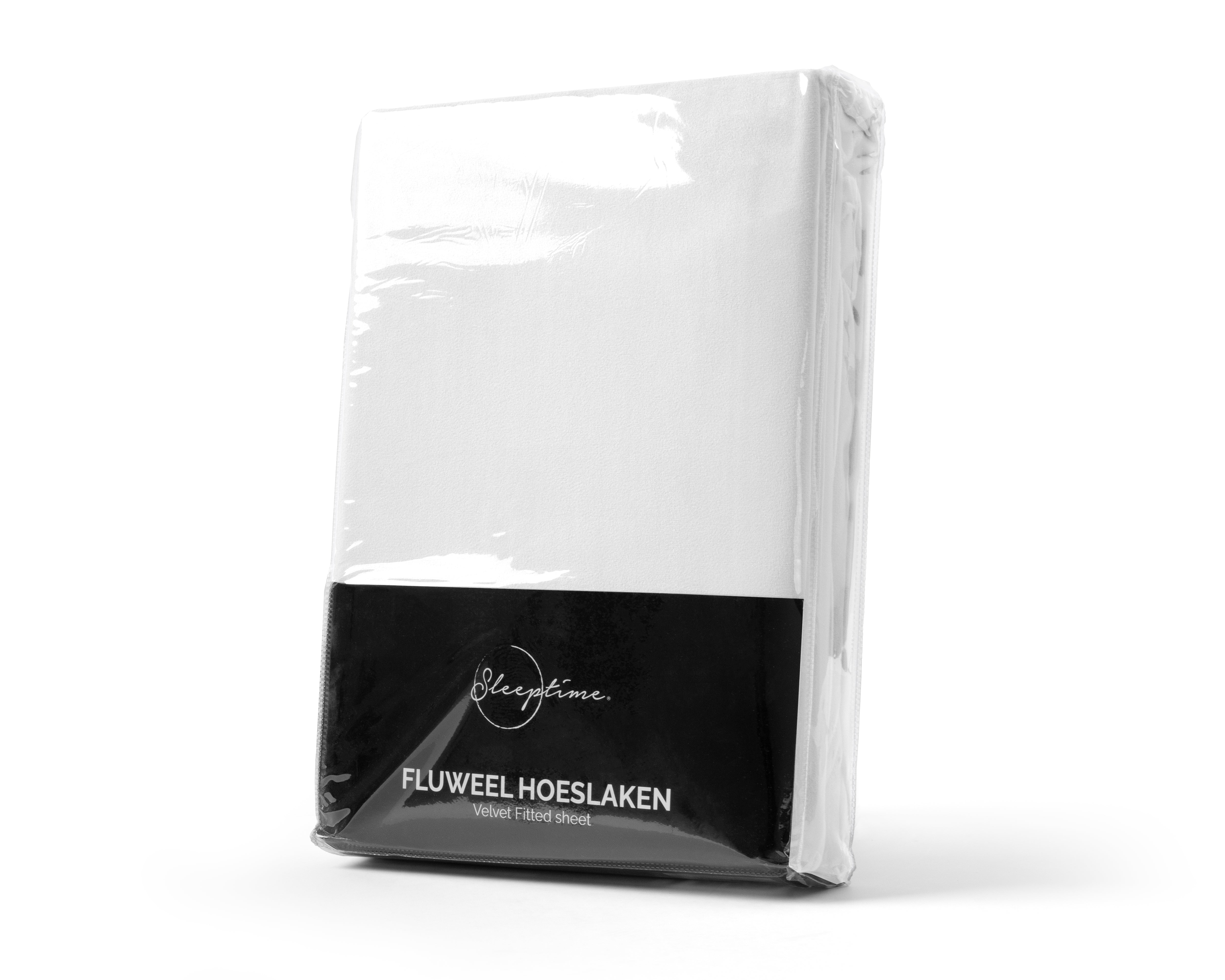 Velvet Hoeslaken Wit - Warm voor de winter - Zacht en soepel - Vocht absorberend