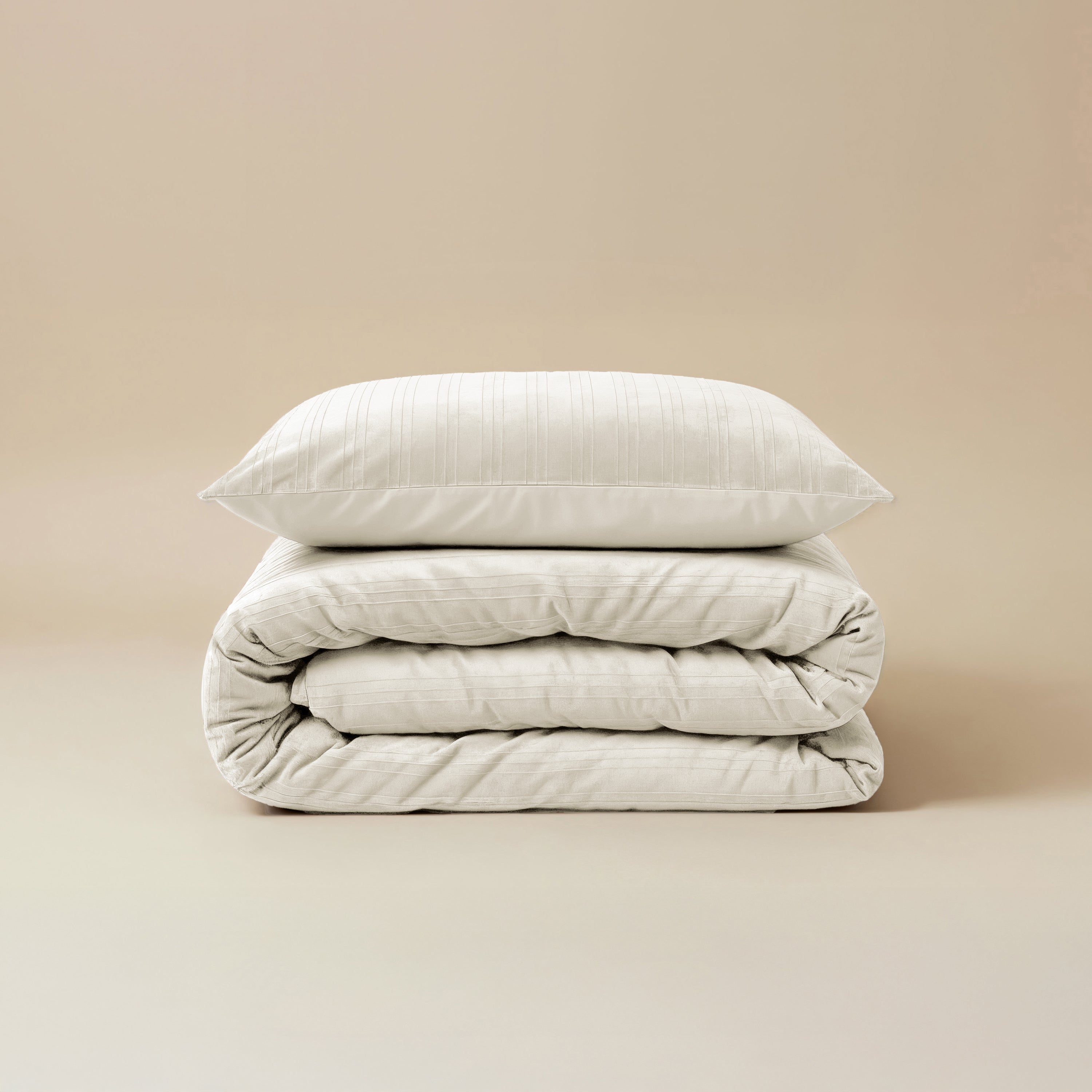 Velvet Lining Beige Dekbedovertrek