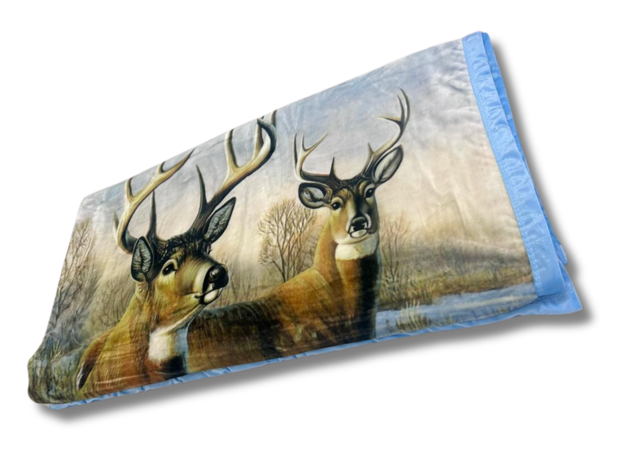 Velvet Luxe Woondeken Rendier 210x240 cm | Winterse Sfeer & Topkwaliteit