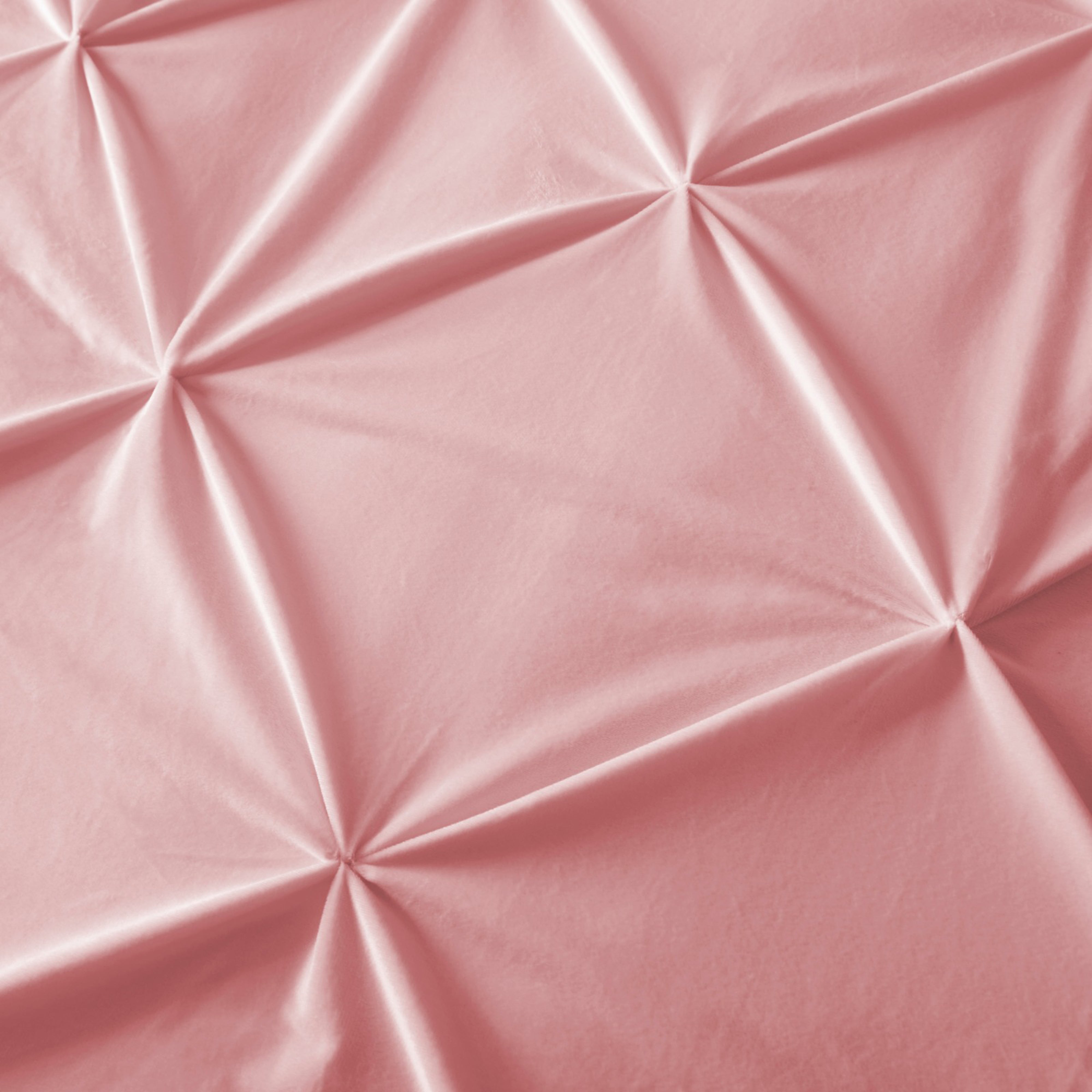 Velvet Pintuck Dekbedovertrek Roze - Fluweel zacht - Chique design - Luxe verpakking