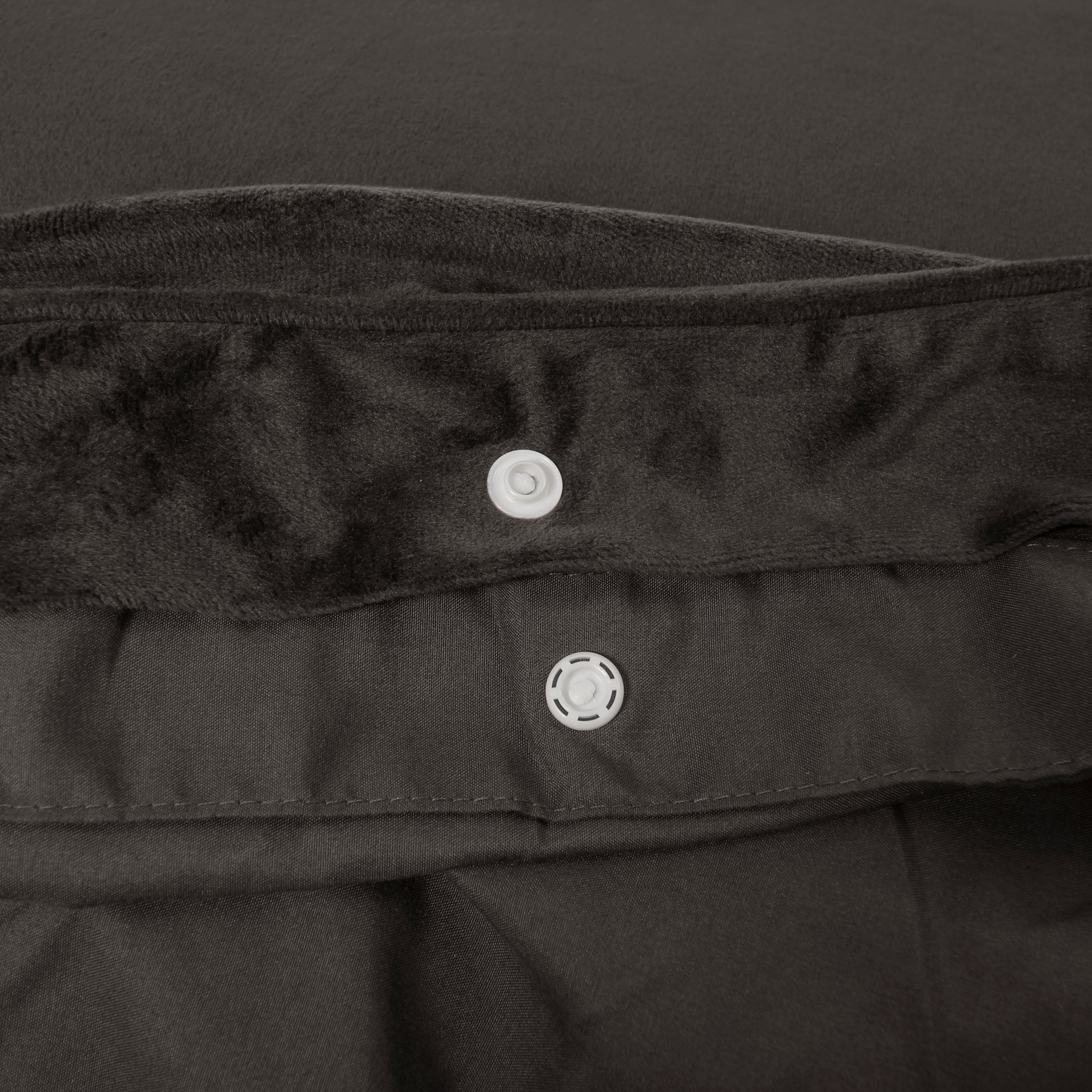 Velvet Piping Dekbedovertrek Deep Taupe - Velvet Piping - Fluweel zacht - Luxe verpakt