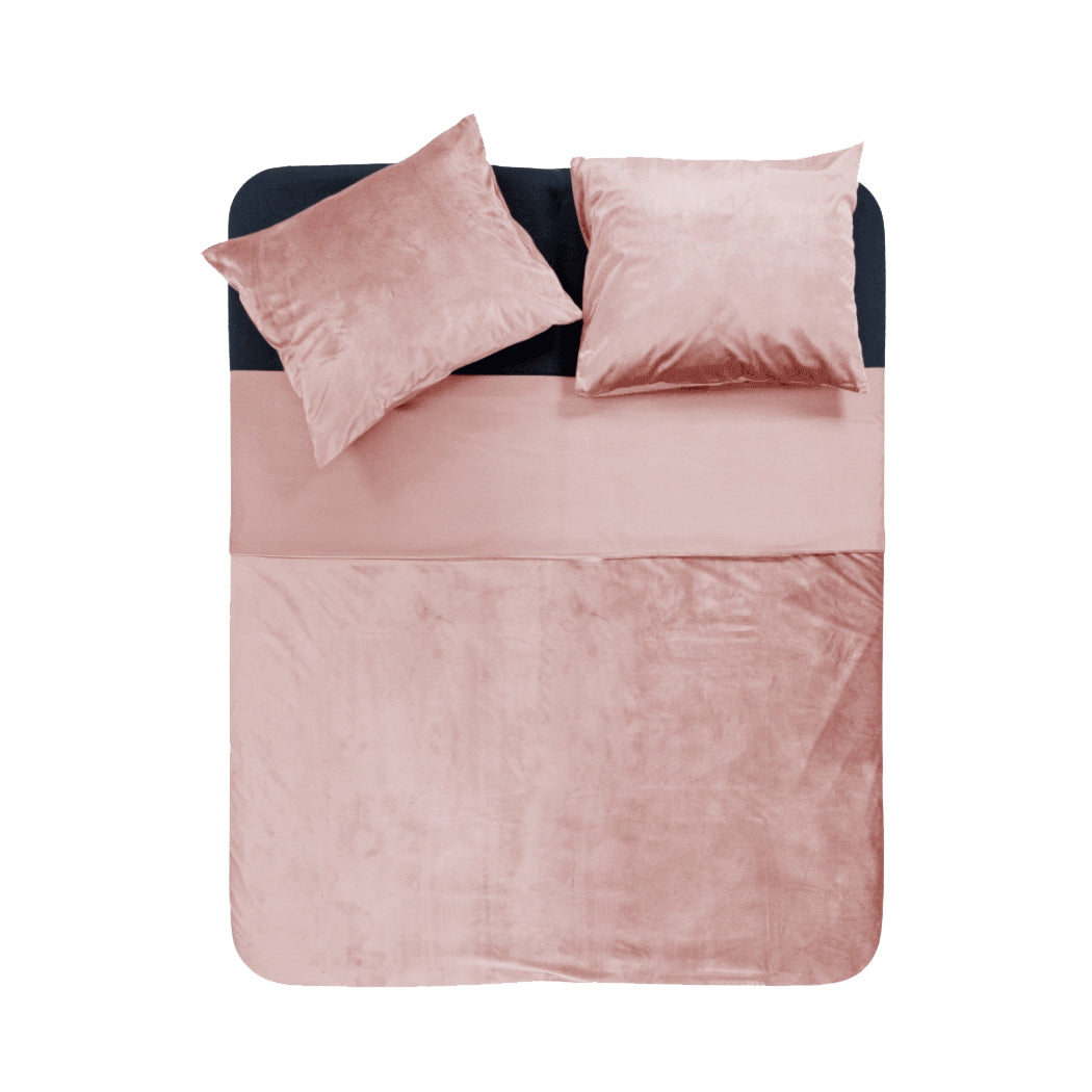 Velvet Piping Dekbedovertrek Soft Pink - Velvet Piping - Fluweel zacht - Luxe verpakt