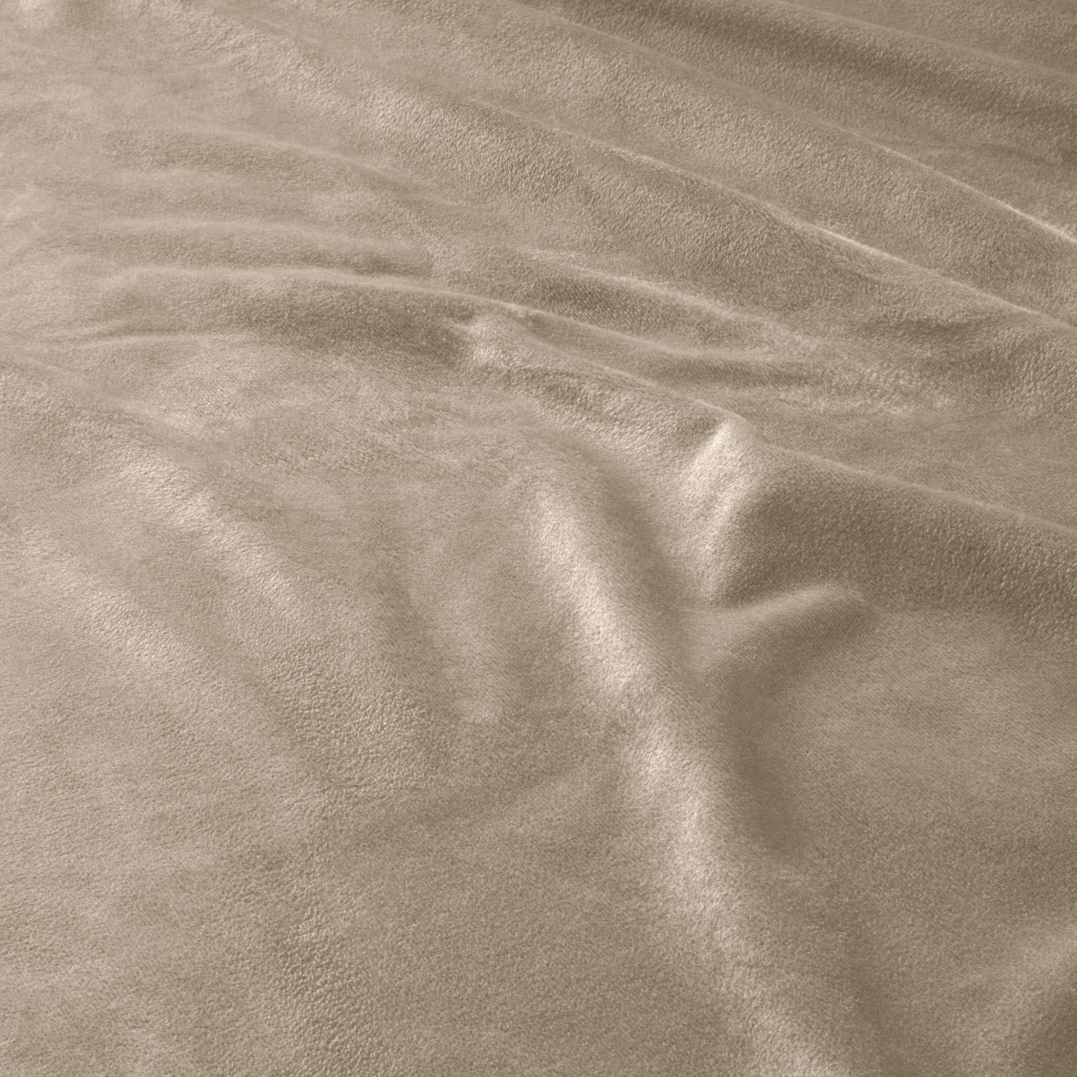 Velvet Piping Dekbedovertrek Taupe / Grijs - Velvet Piping - Fluweel zacht - Luxe verpakt