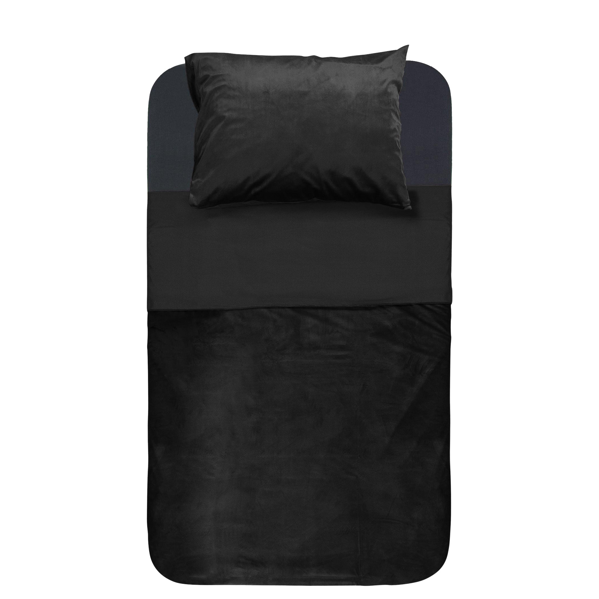 Velvet Piping Duvet Cover Black - Velvet Piping - Velvet soft - Luxuriously packaged