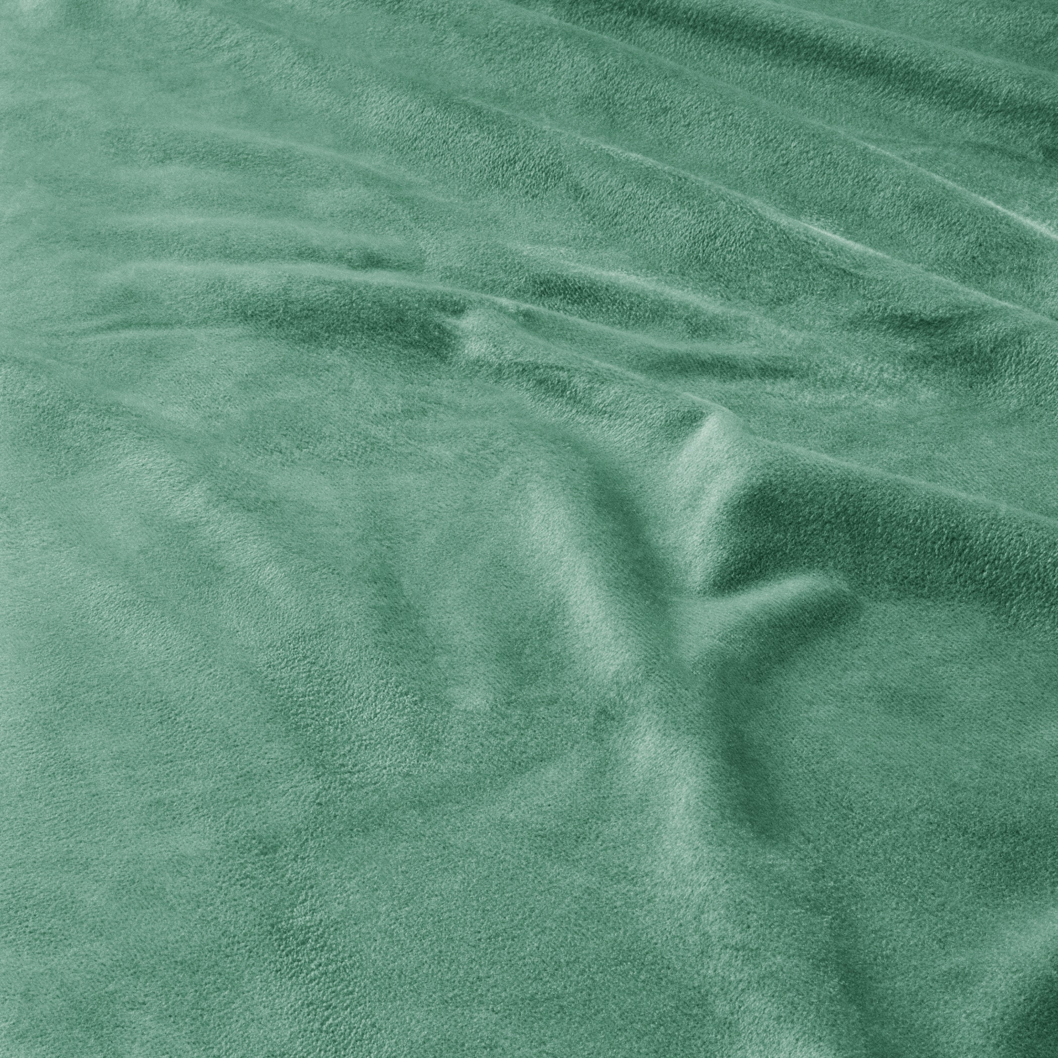 Velvet Ruffles Dekbedovertrek Granite Green - Ruffles effect - Fluweel zacht - Luxe verpakt