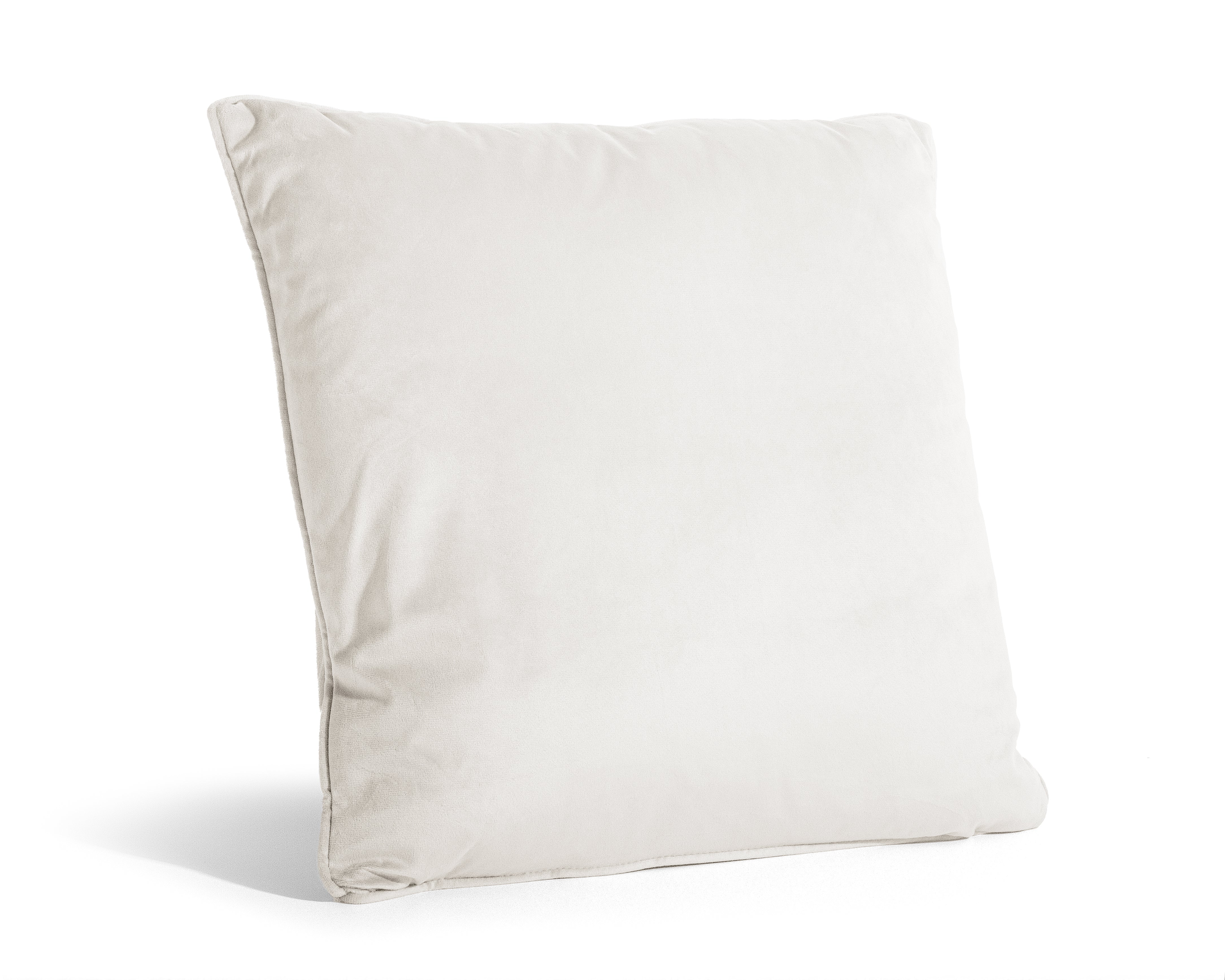 Velvet Sierkussen Beige 50 x 50 - Heerlijk zacht - Luxe velvet stof - Inclusief rits