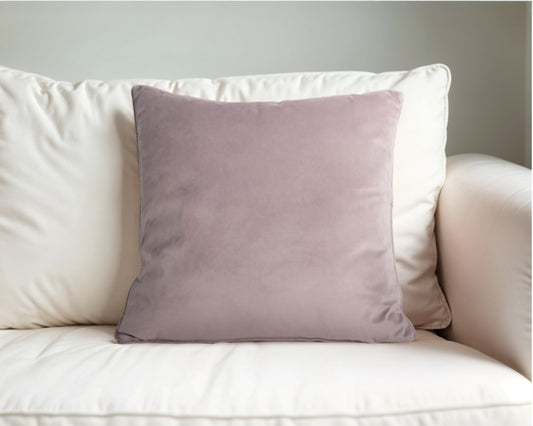 Velvet Sierkussen Poeder Roze 50 x 50 - Heerlijk zacht - Luxe velvet stof - Inclusief rits